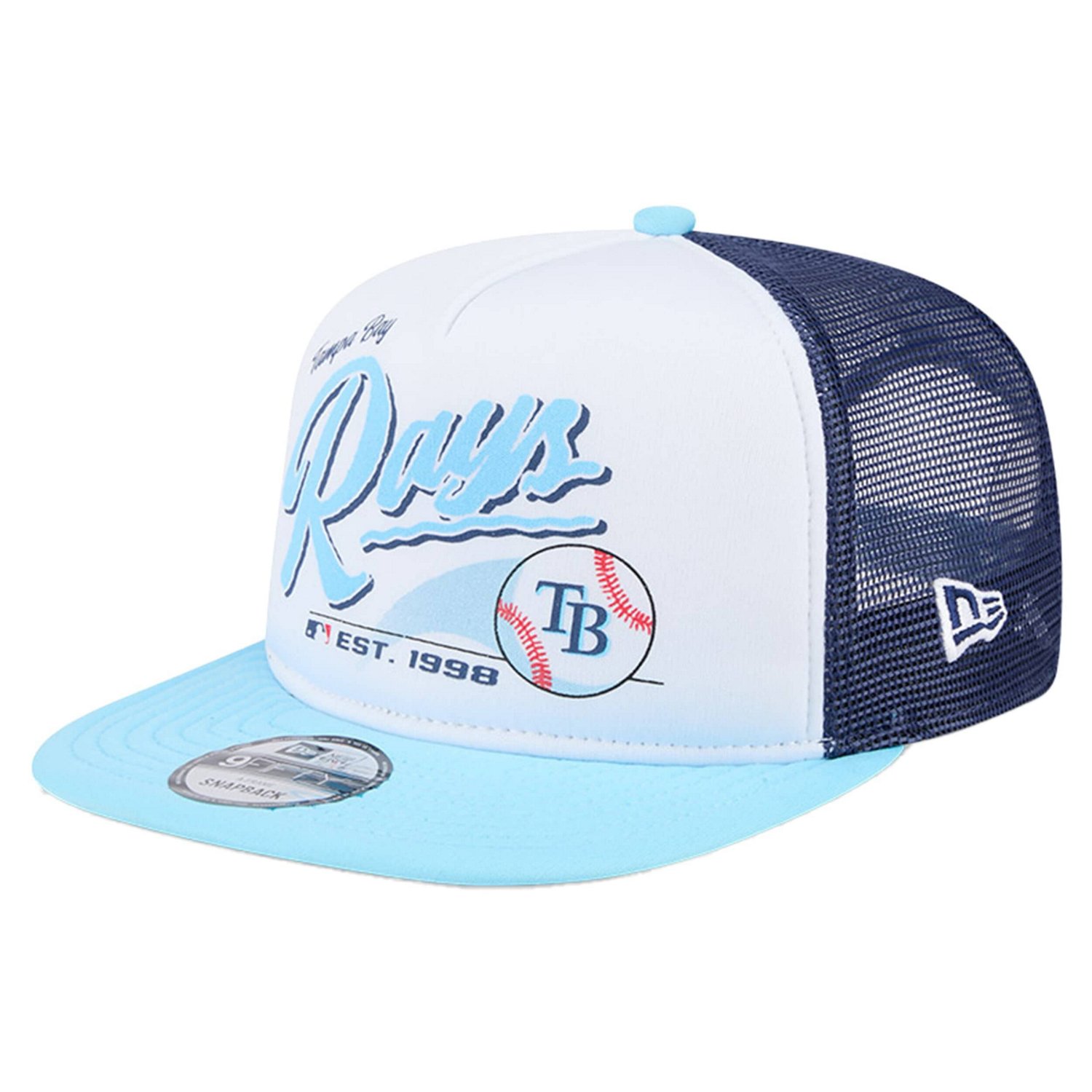 Youth New Era Tampa Bay Rays Retro 9FIFTY Snapback Hat