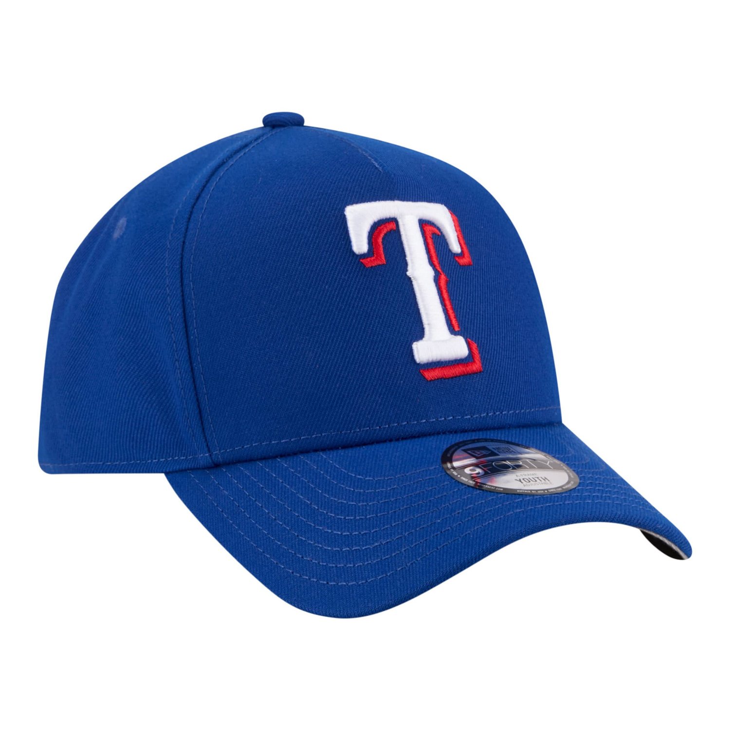 Youth New Era Texas Rangers 9FORTY A-Frame Adjustable Hat