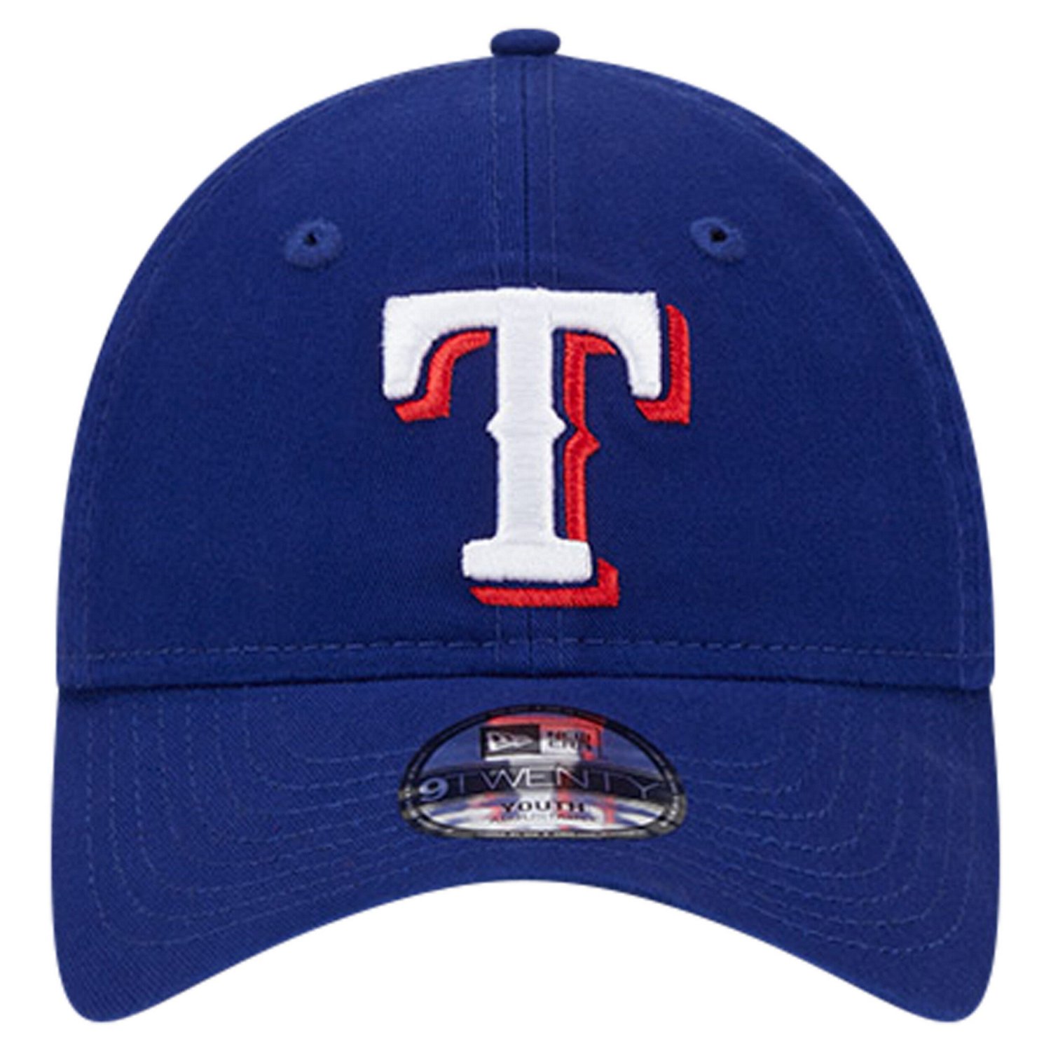 Youth New Era Texas Rangers Team Color 9TWENTY Adjustable Hat - view number 2