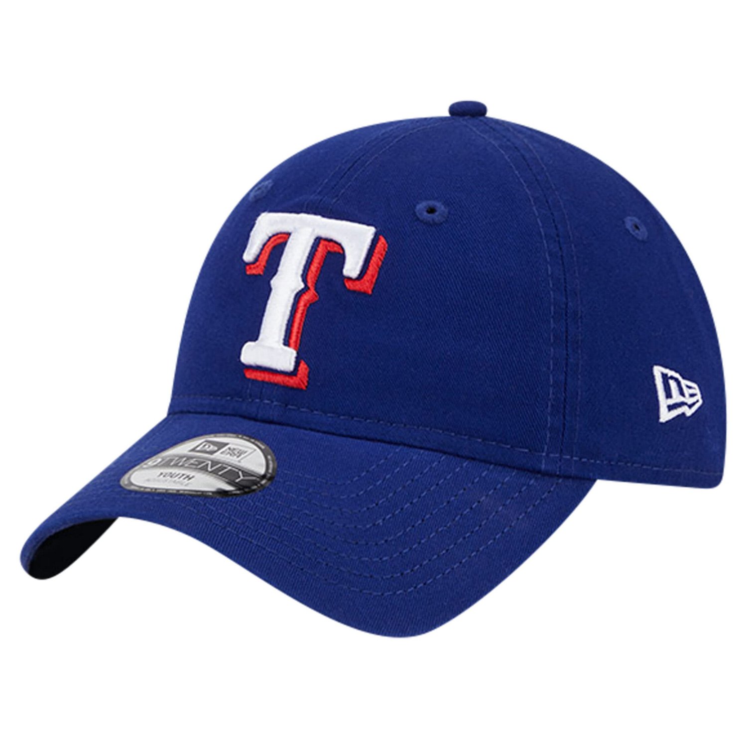 Youth New Era Texas Rangers Team Color 9TWENTY Adjustable Hat
