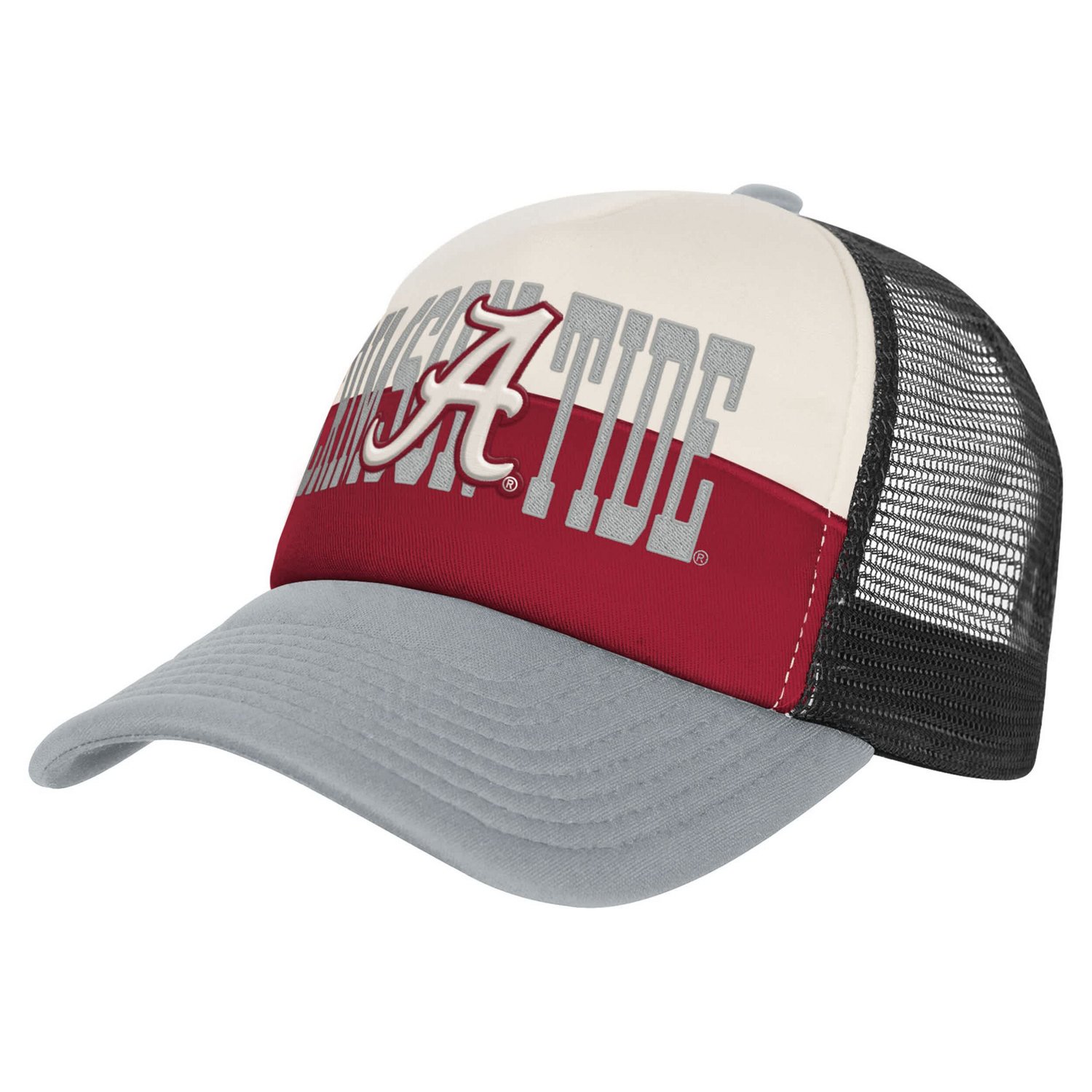 Youth Outerstuff Alabama Tide Modern Fan Trucker Adjustable Hat
