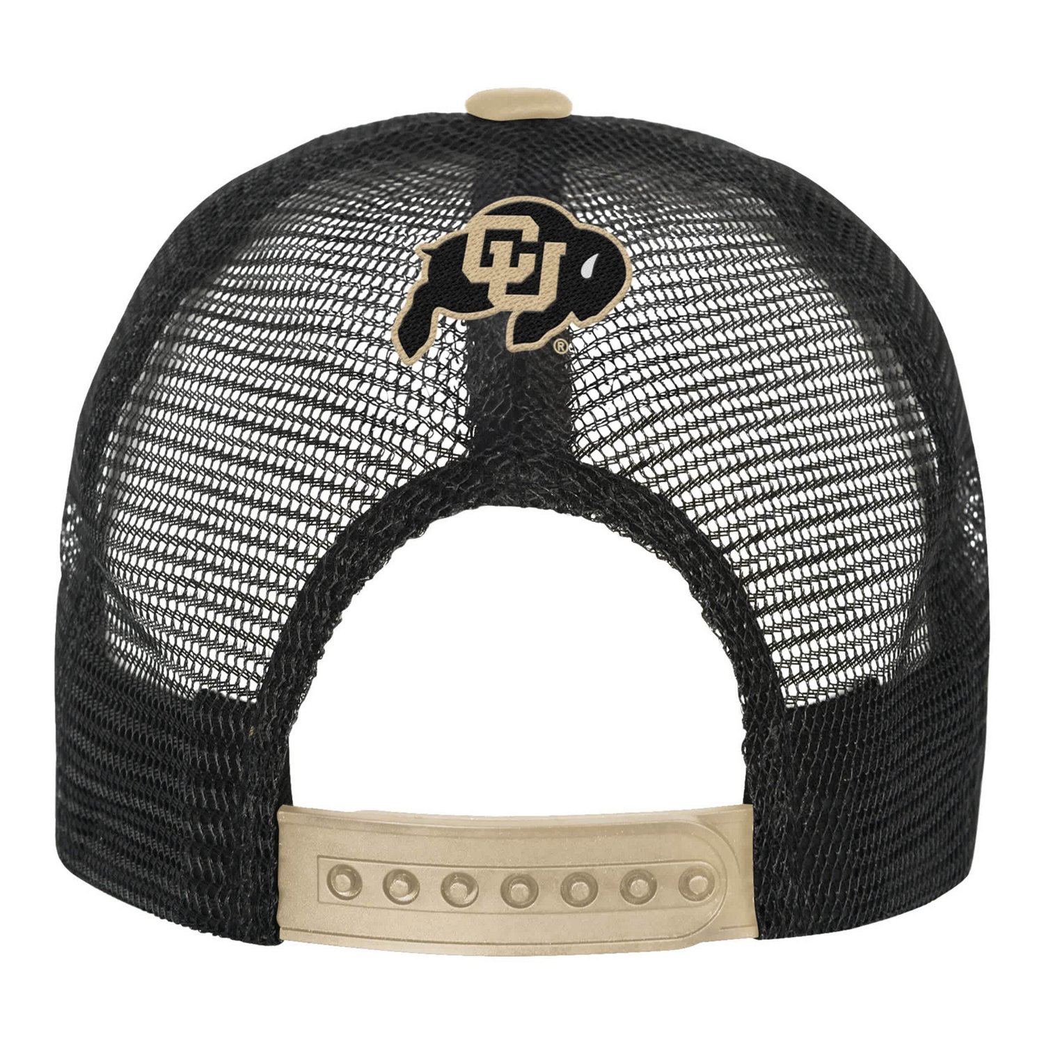 Youth Outerstuff Cream Colorado Buffaloes Modern Fan Trucker Adjustable Hat - view number 3