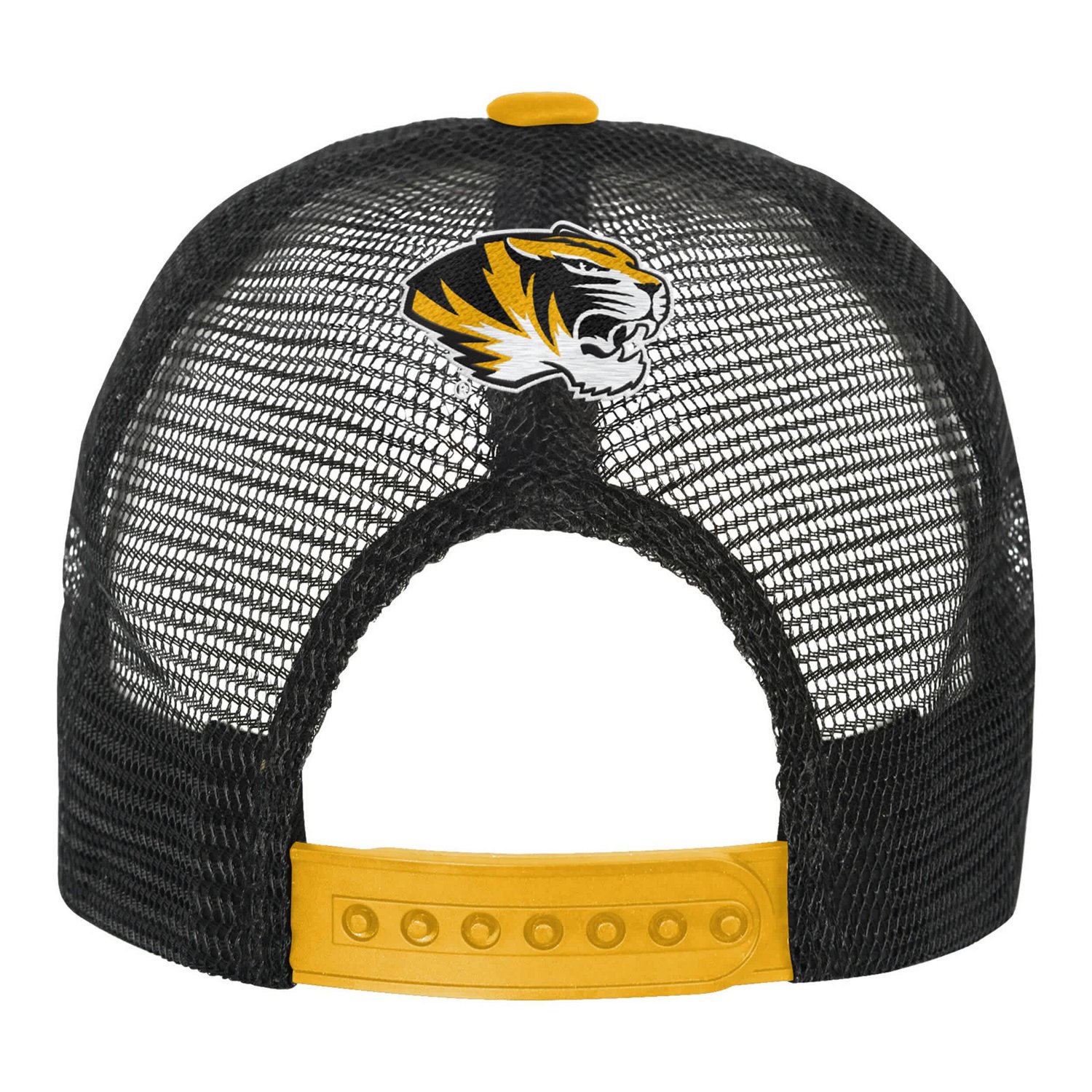 Youth Outerstuff Cream Missouri Tigers Modern Fan Trucker Adjustable Hat - view number 3