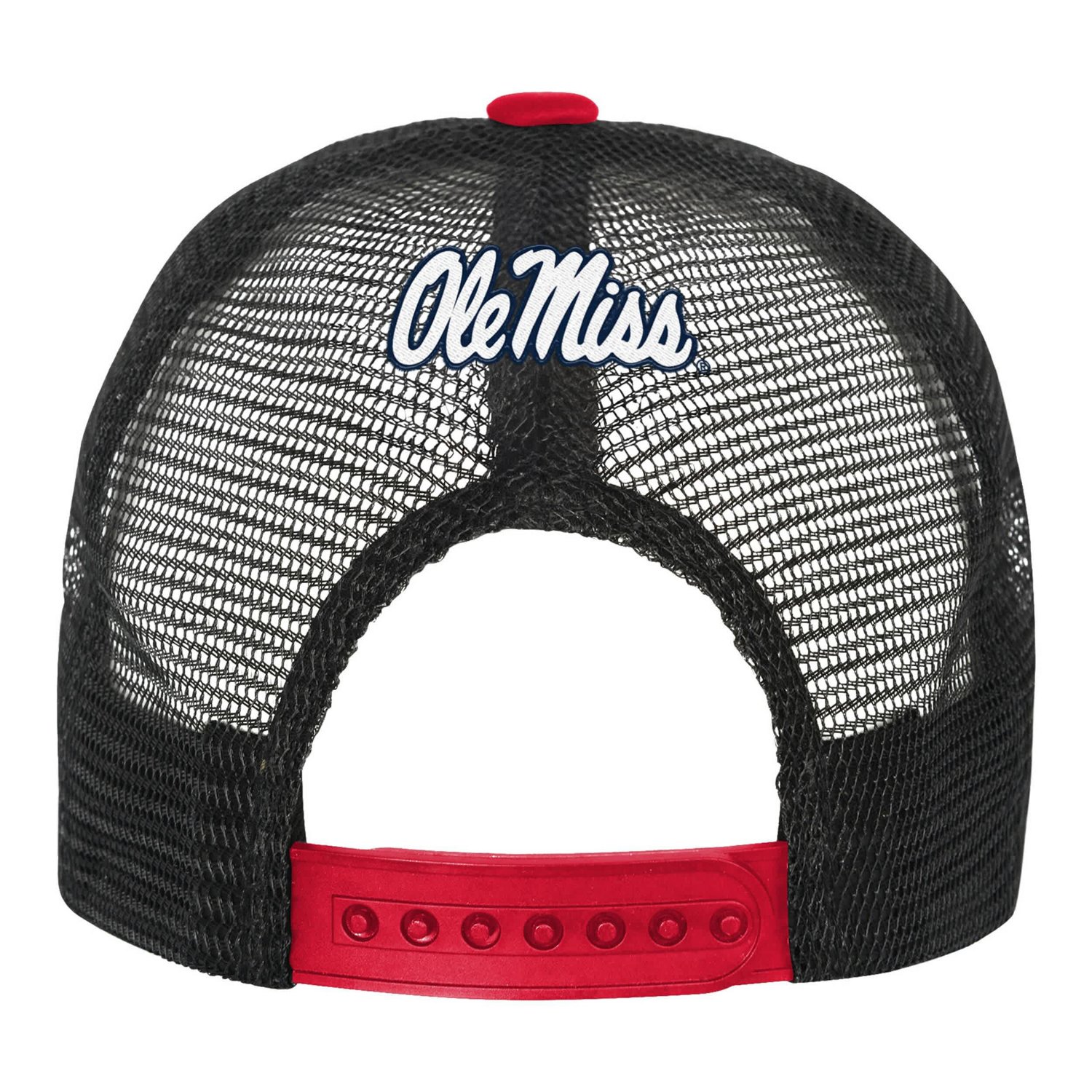 Youth Outerstuff Cream Ole Miss Rebels Modern Fan Trucker Adjustable Hat - view number 3