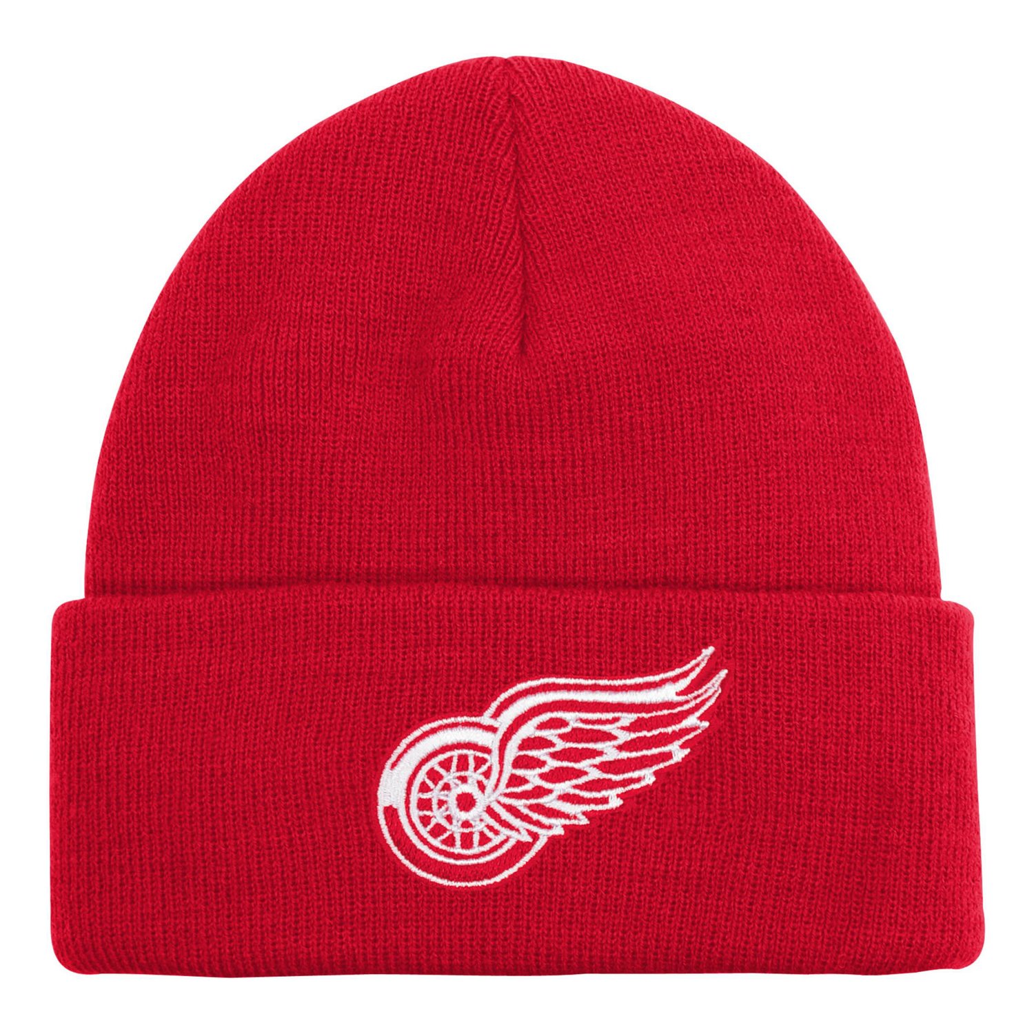 Youth Outerstuff Detroit Wings 20 Essential Cuffed Knit Hat