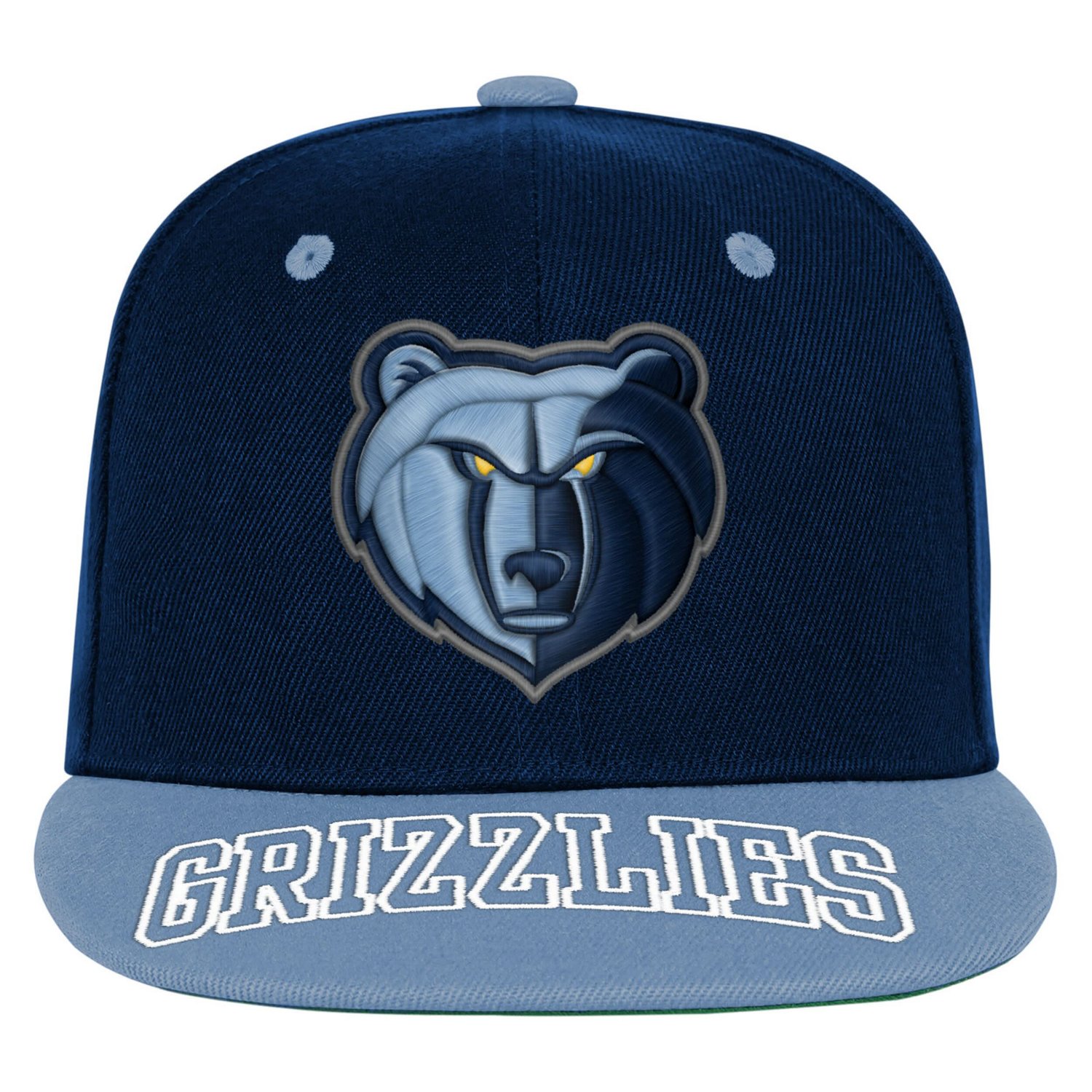 Youth Outerstuff Light Blue Memphis Grizzlies Two-Tone Snapback Hat - view number 2