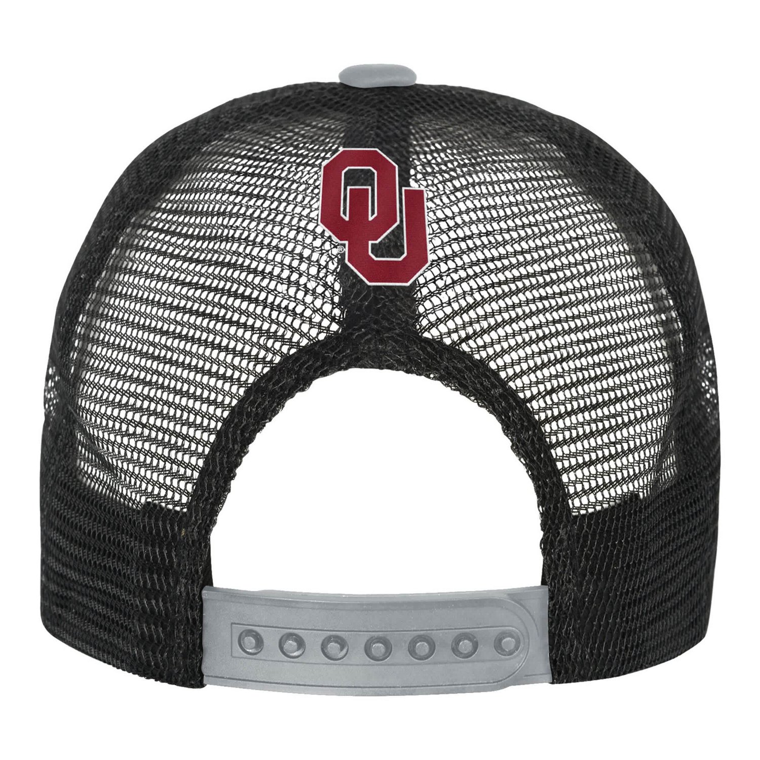 Youth Outerstuff Oklahoma Sooners Modern Fan Trucker Adjustable Hat - view number 3
