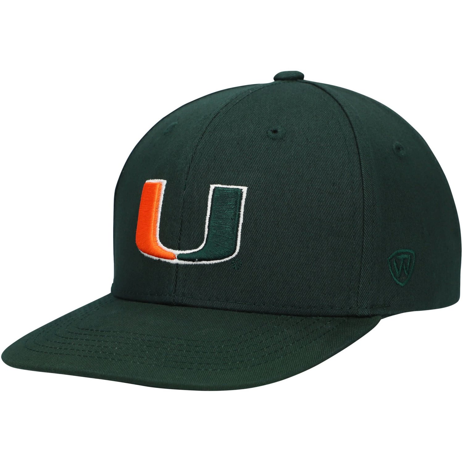 Youth Top of the World Miami Hurricanes Victory Stretch-Snap Adjustable Hat - view number 1