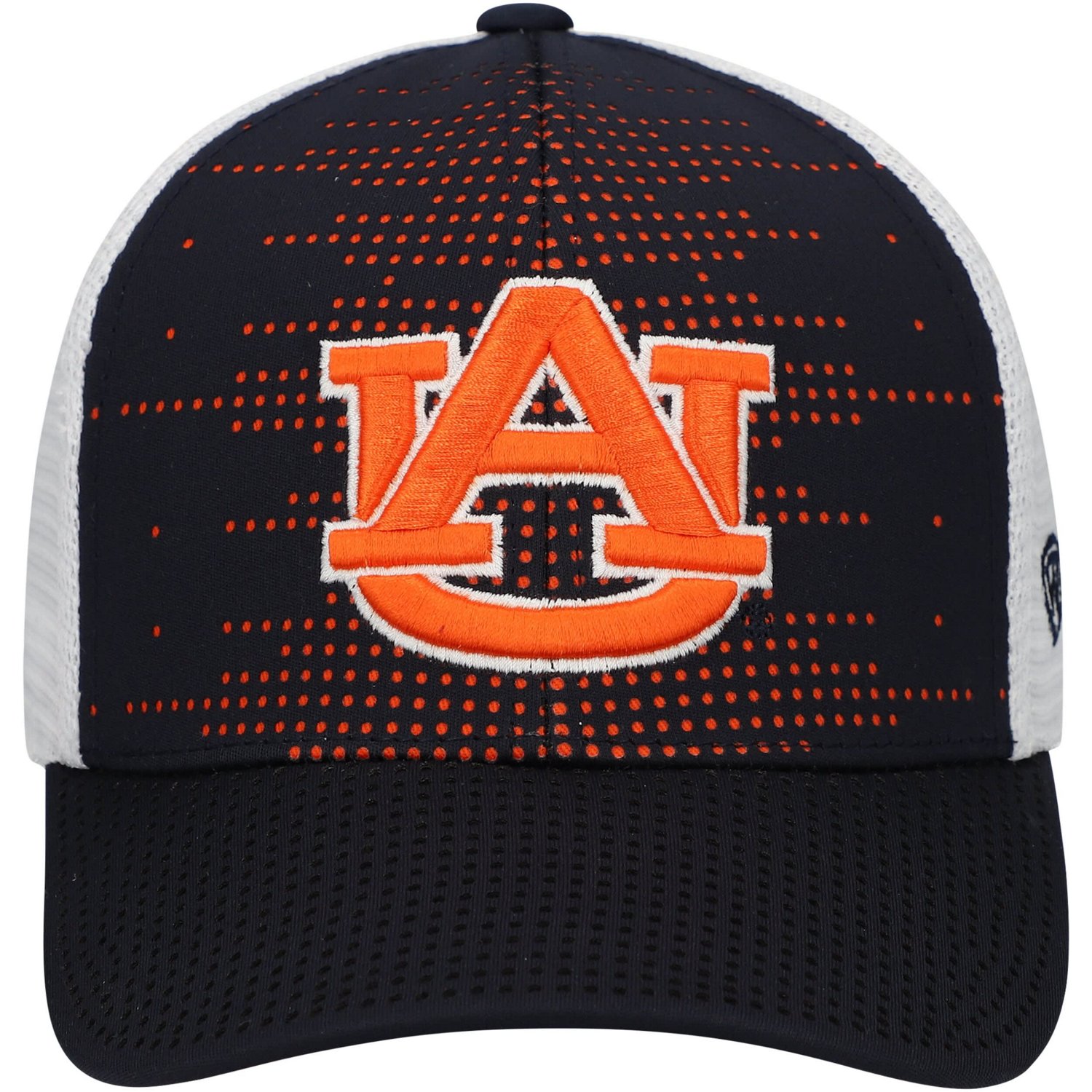 Youth Top of the World White Auburn Tigers Crushed Adjustable Hat