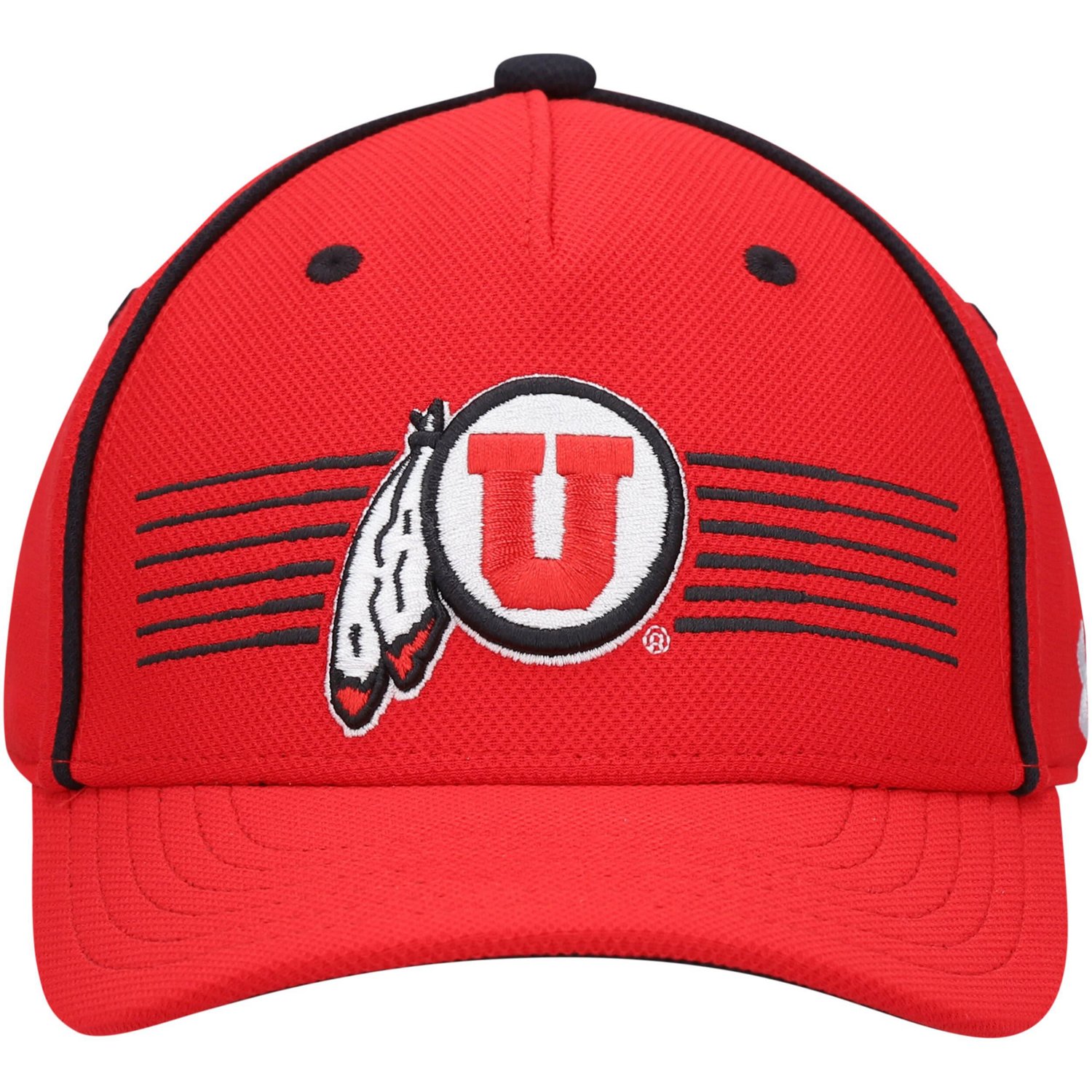 Youth Under Armour Utah Utes Blitzing Accent Performance Adjustable Hat                                                          - view number 2