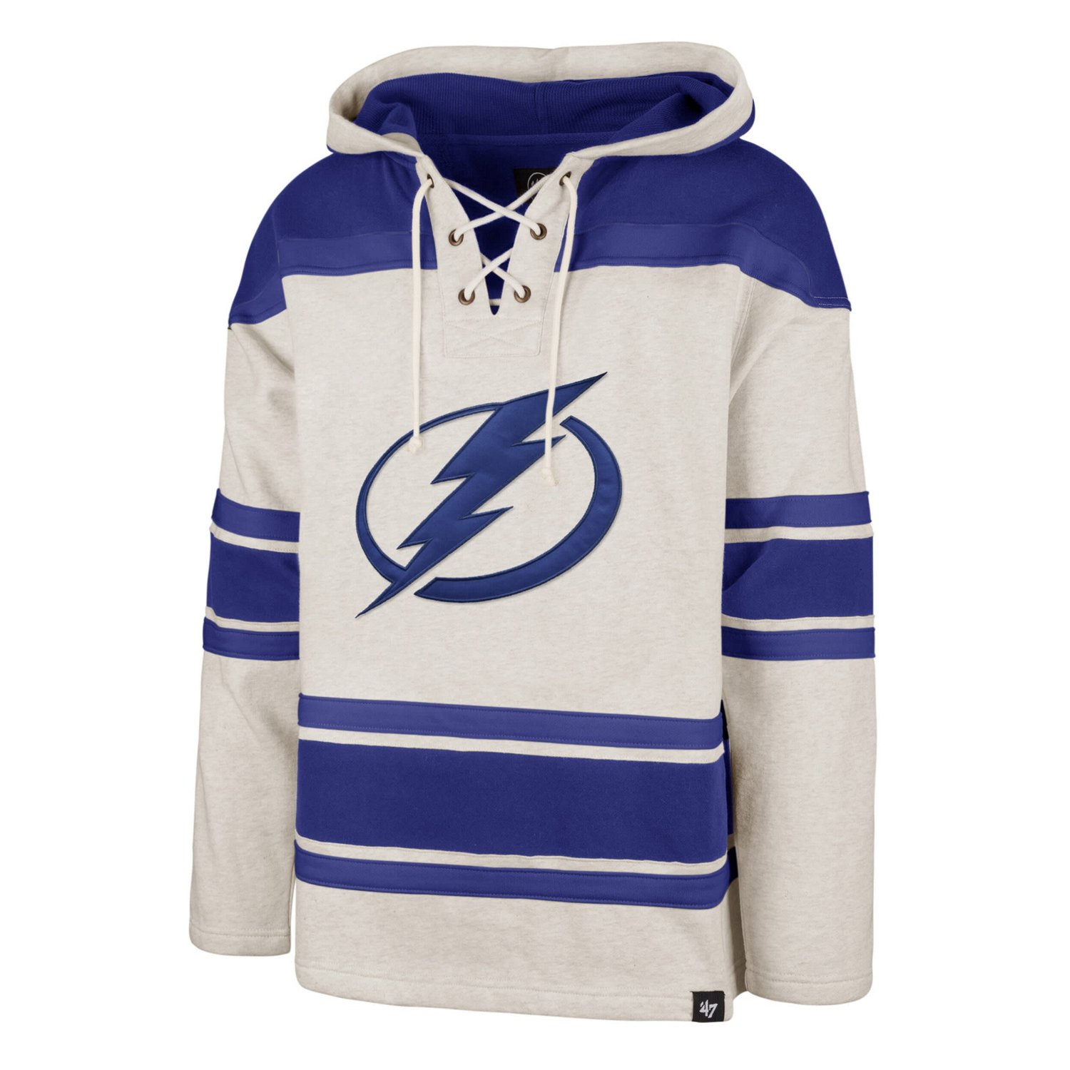 '47 Tampa Bay Lightning Rockaway Lace-Up Pullover Hoodie                                                                         - view number 2