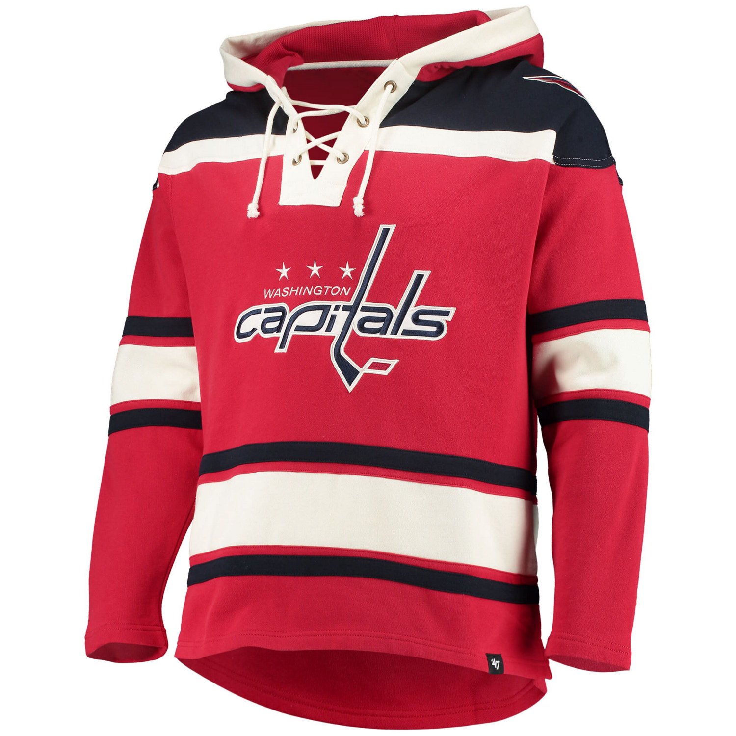 '47 Washington Capitals Superior Lacer Pullover Hoodie                                                                           - view number 2
