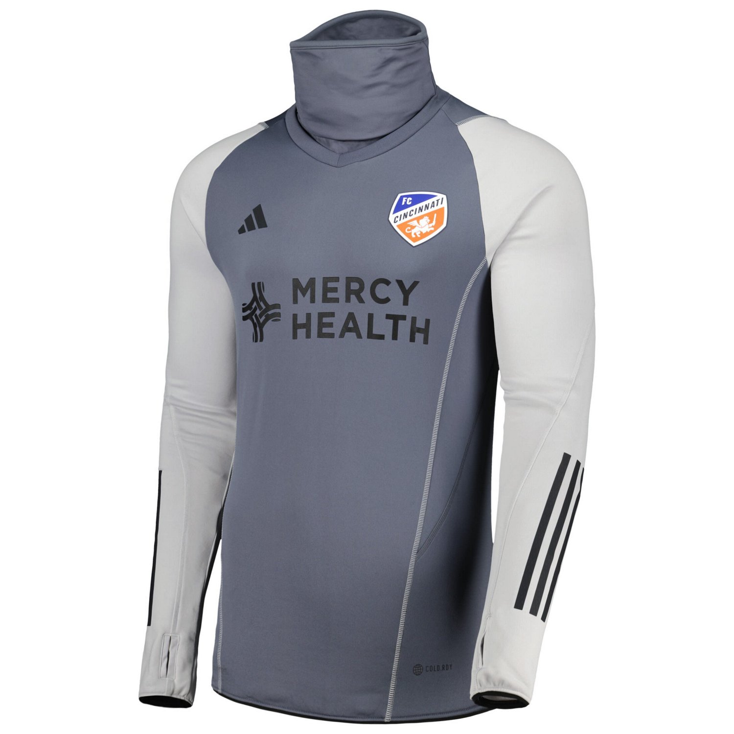 adidas FC Cincinnati Warm Raglan COLDRDY Top - view number 2