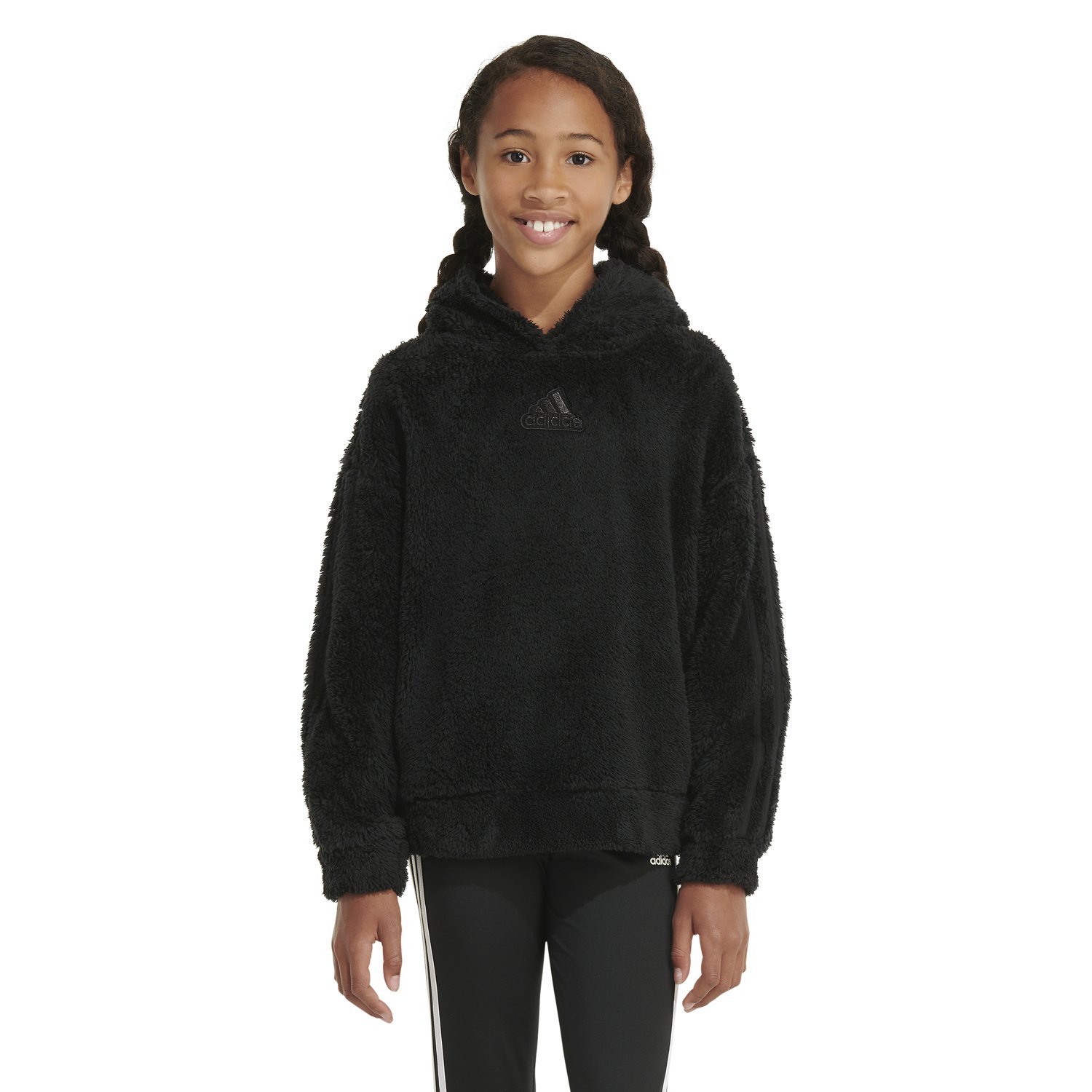 Adidas sherpa hoodie women's new arrivals