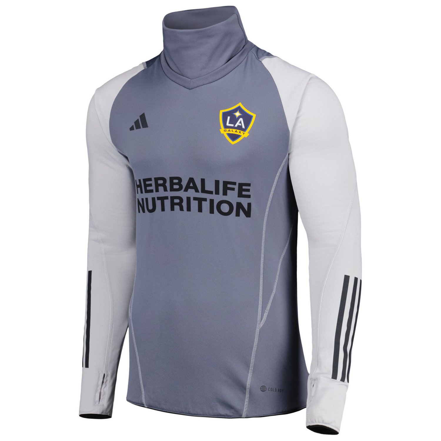 adidas LA Galaxy Warm Raglan COLDRDY Top - view number 2