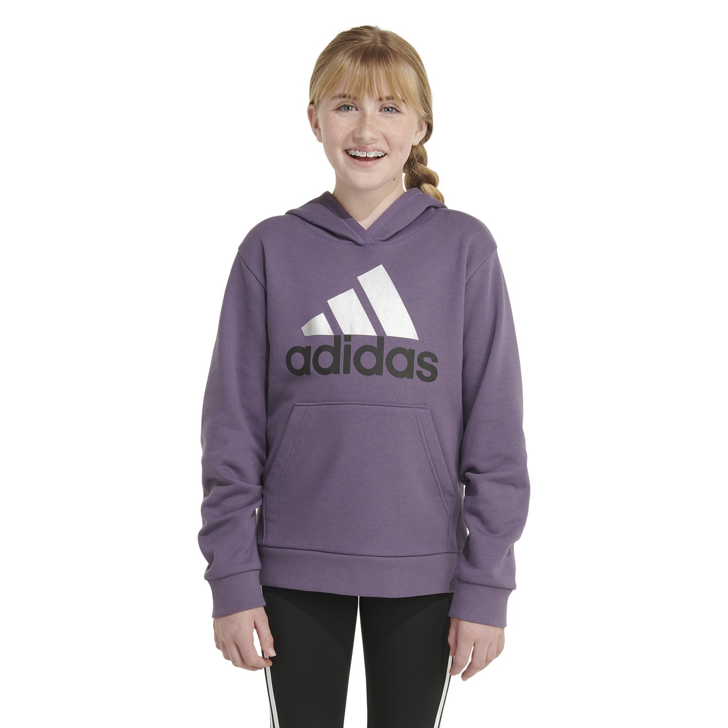 Adidas essential 2024 logo hoodie