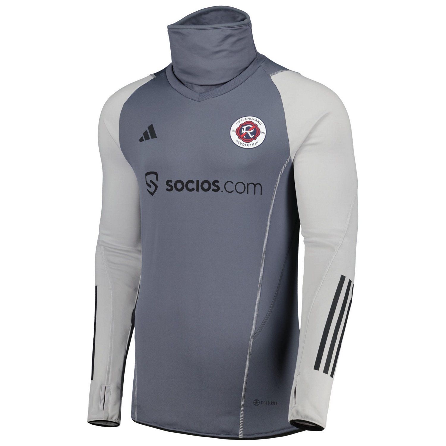 adidas New England Revolution Warm Raglan COLDRDY Top - view number 2