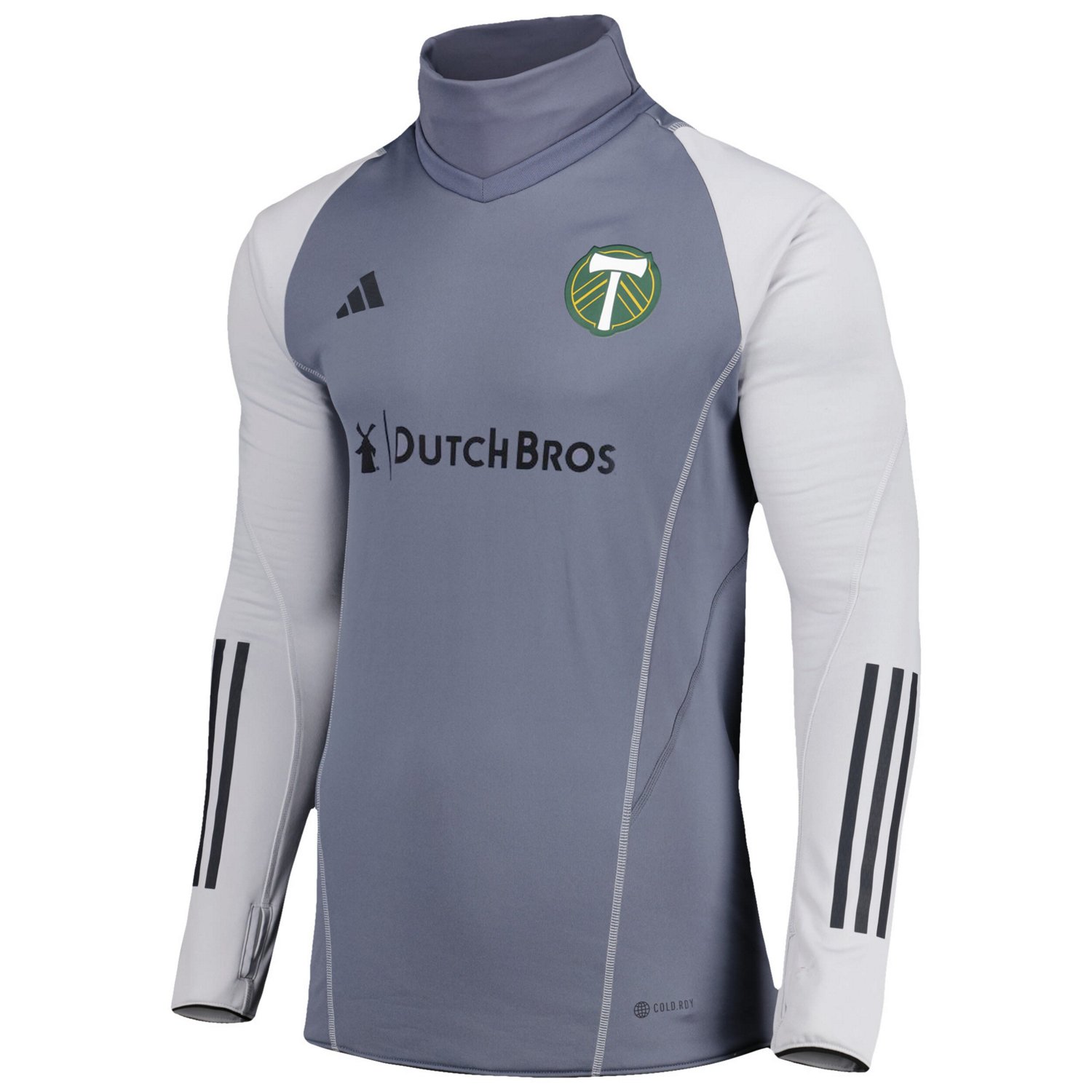 adidas Portland Timbers Warm Raglan COLDRDY Top - view number 2