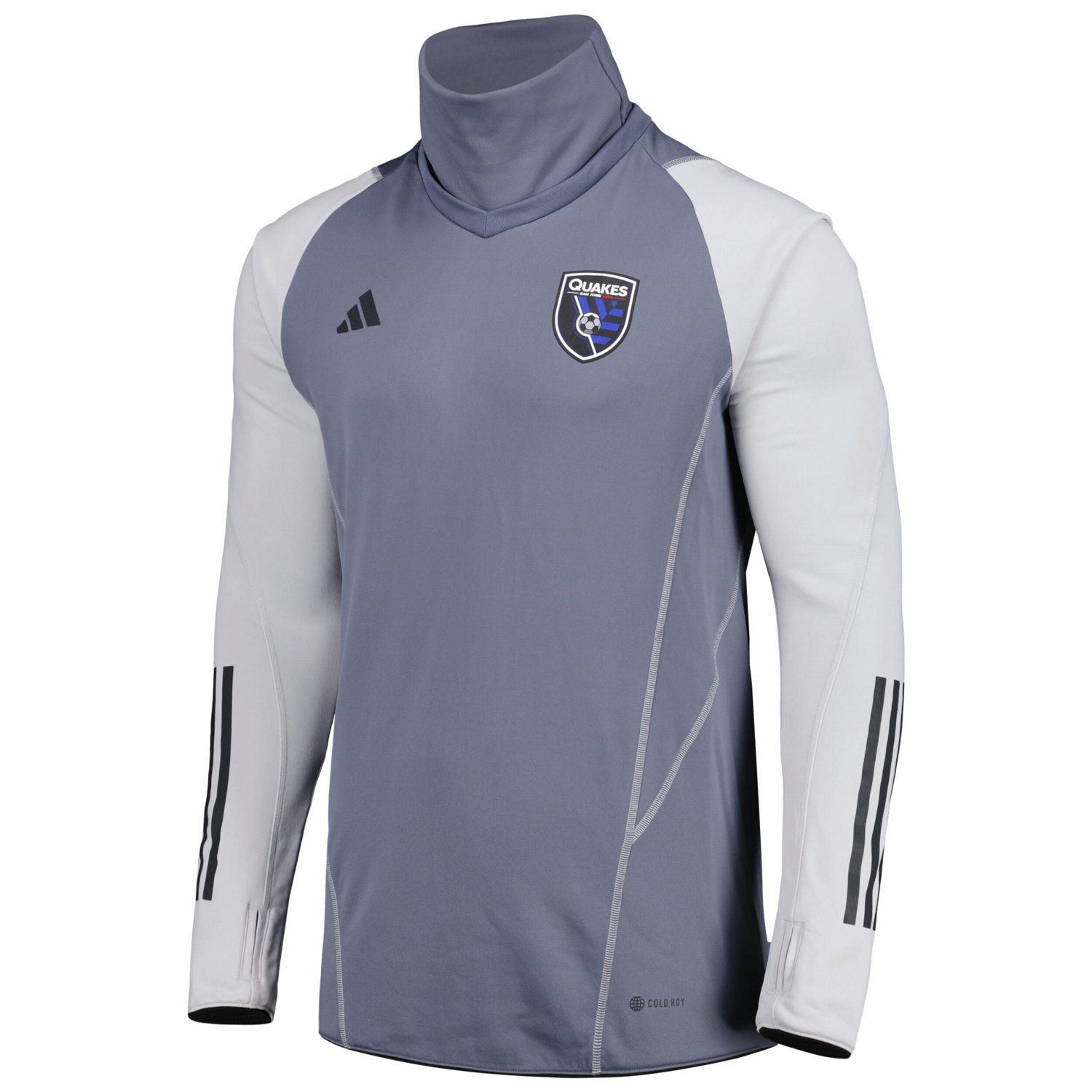 adidas San Jose Earthquakes Warm Raglan COLDRDY Top - view number 2