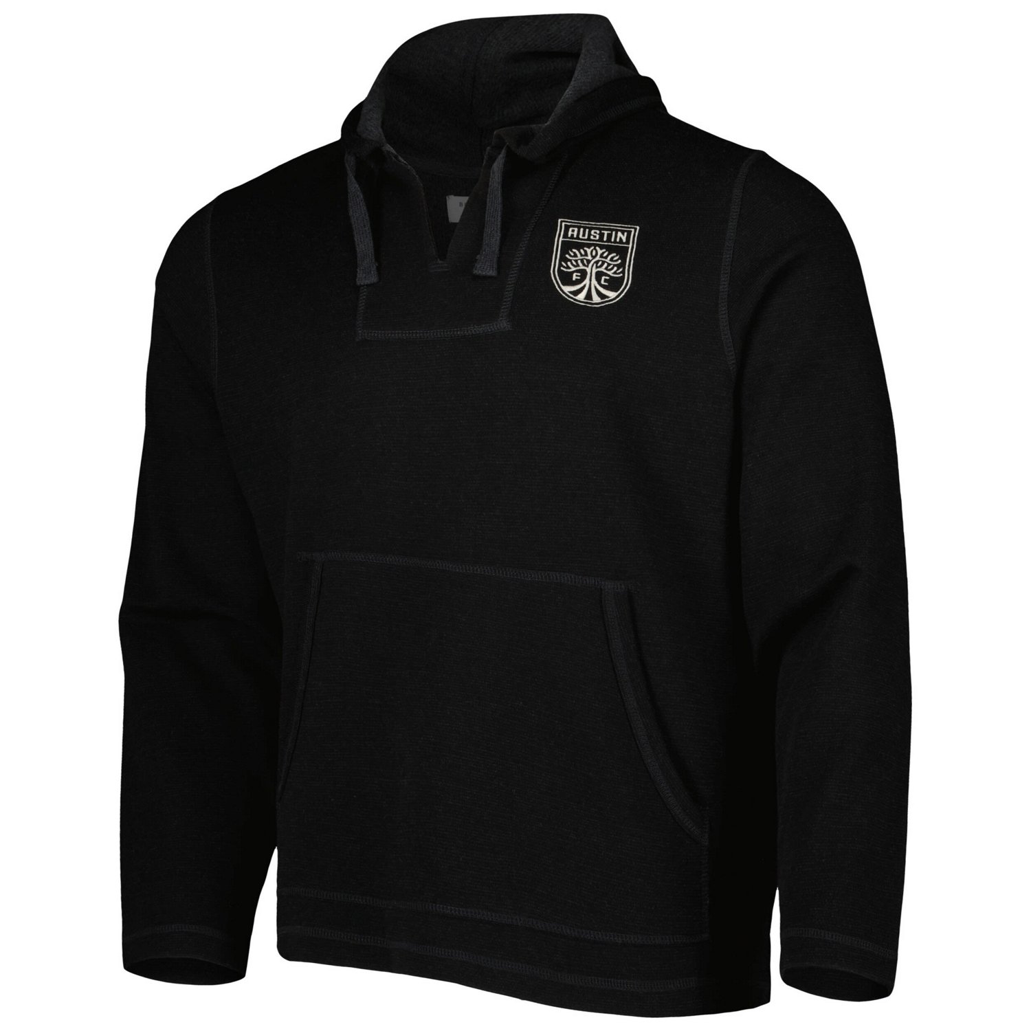 Austin FC Baja Fleece V-Neck Pullover Hoodie - view number 2
