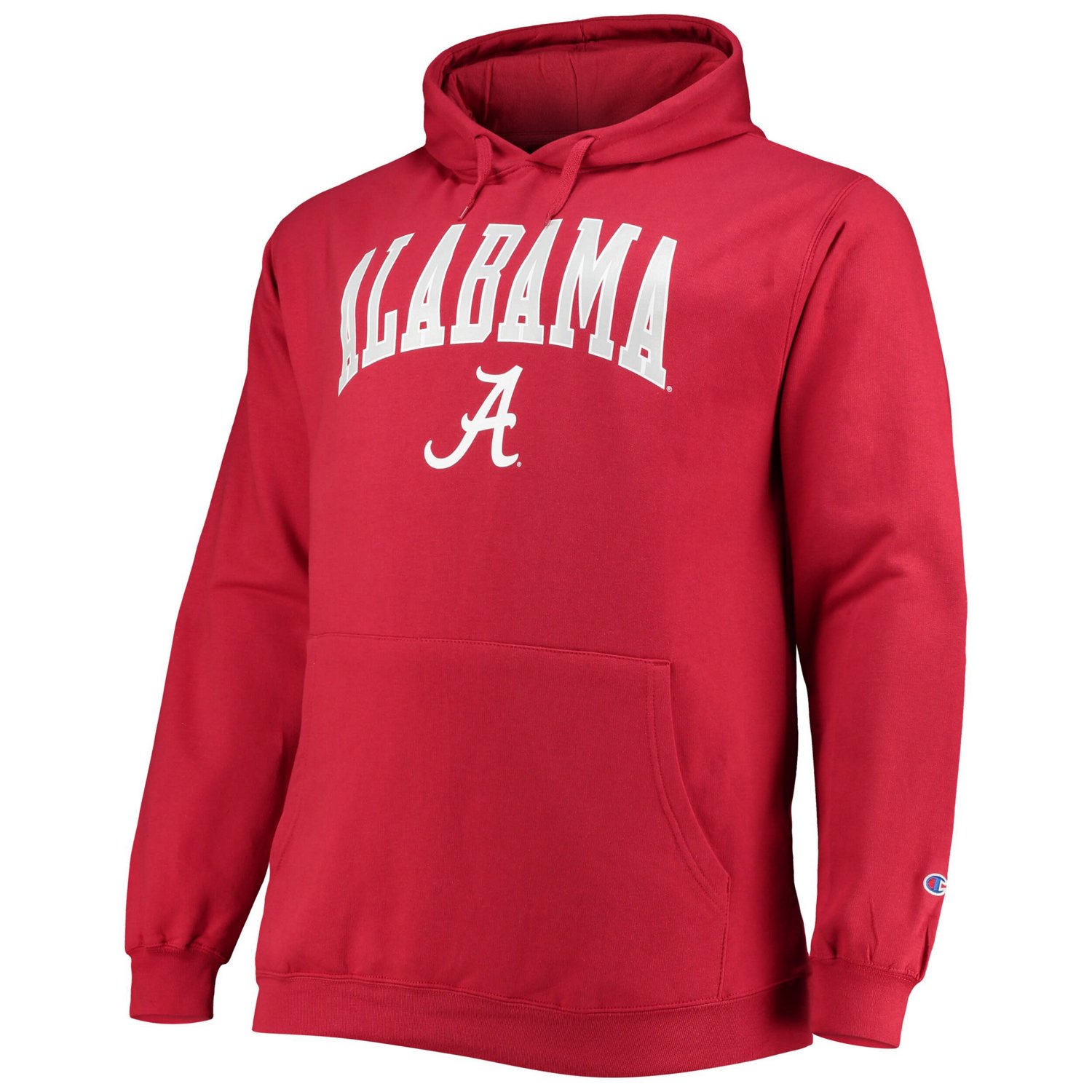 Champion Alabama Tide Big  Tall Arch Over Logo Powerblend Pullover Hoodie