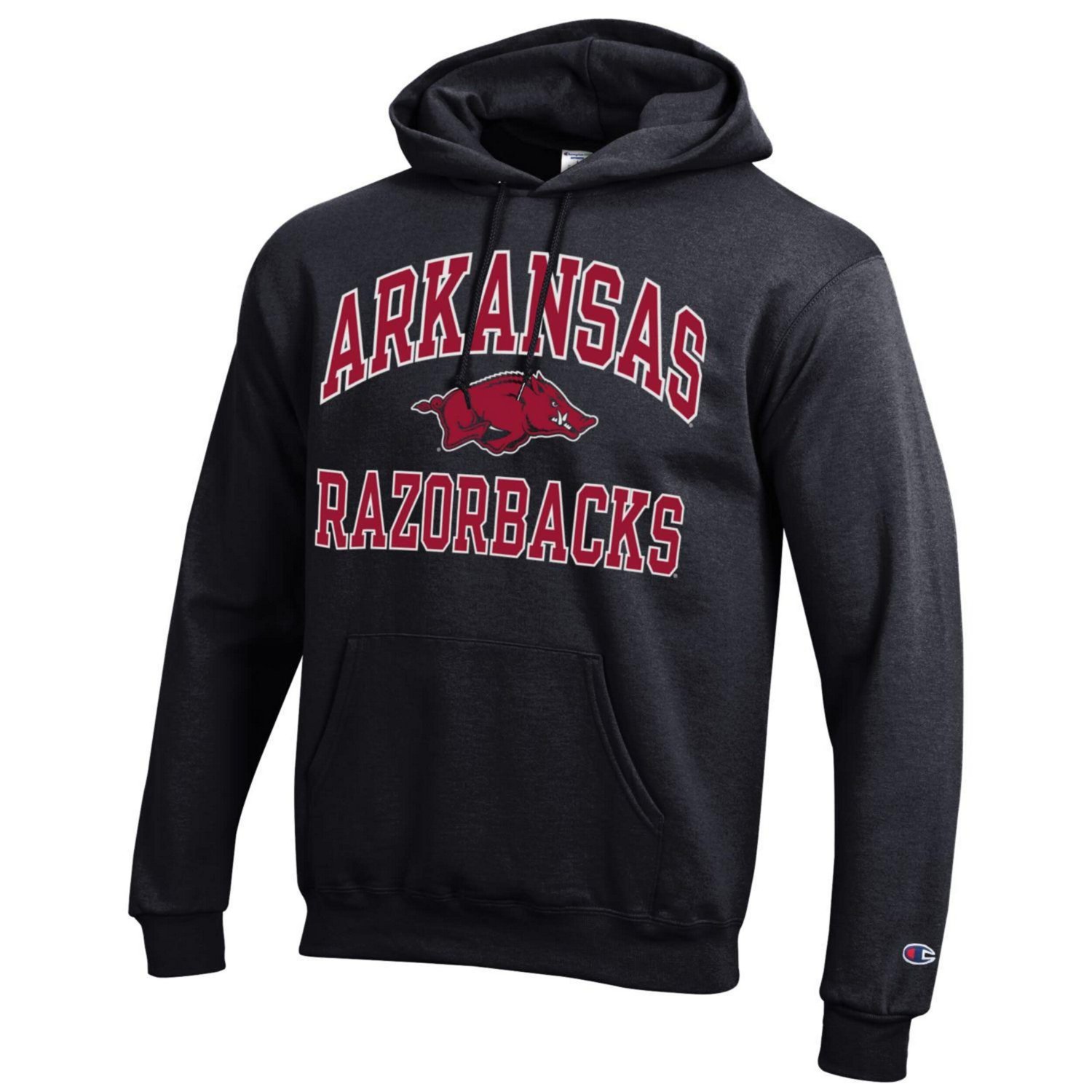 Champion Arkansas Razorbacks High Motor Pullover Hoodie                                                                          - view number 2