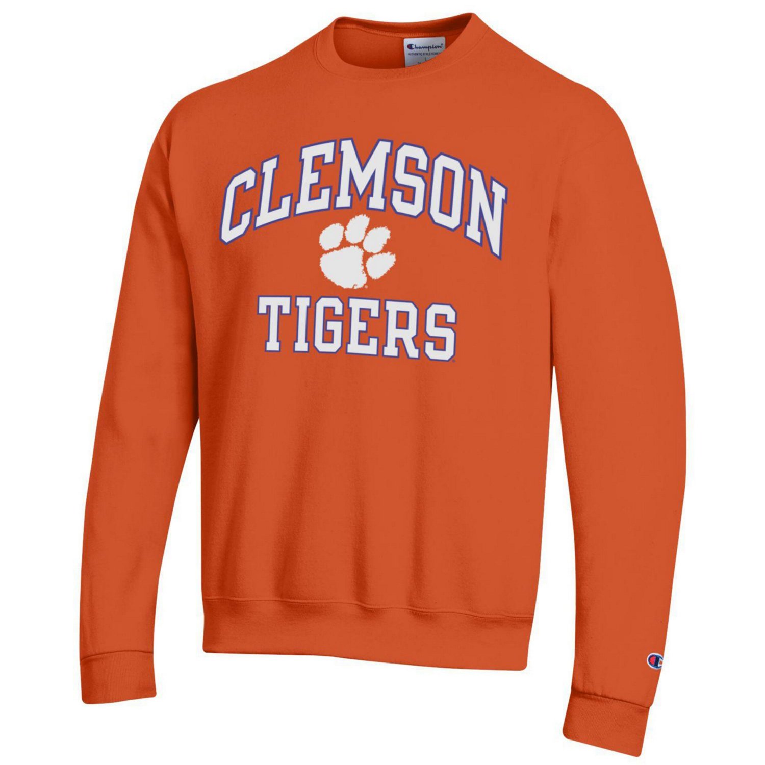 Champion Clemson Tigers High Motor Pullover Sweatshirt - view number 2