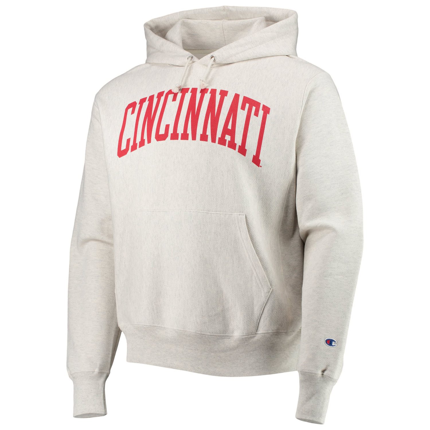 Champion Heathered Cincinnati Bearcats Cincy Arch Pullover Hoodie - view number 2