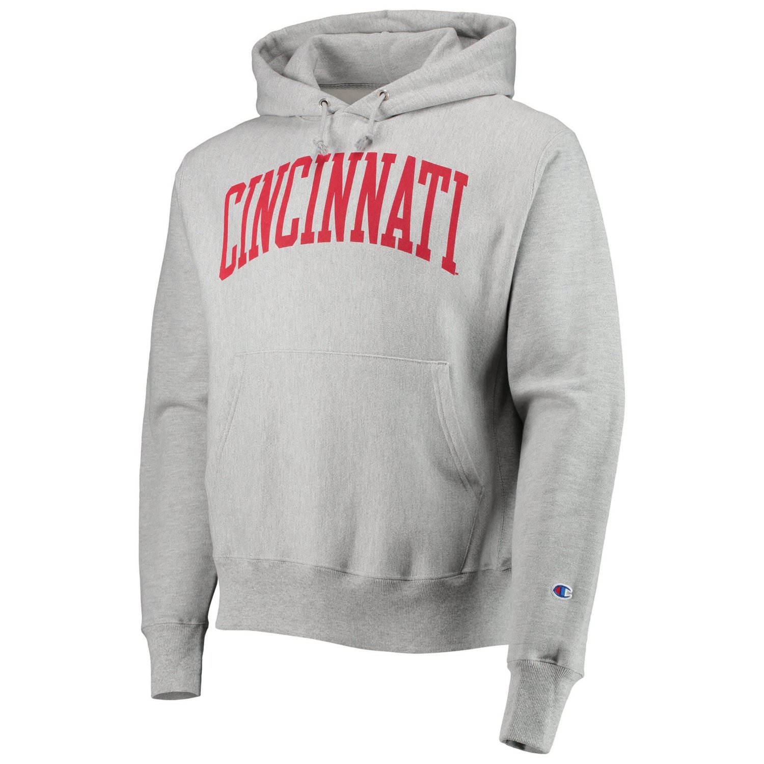 Champion Heathered Cincinnati Bearcats Cincy Arch Pullover Hoodie - view number 2