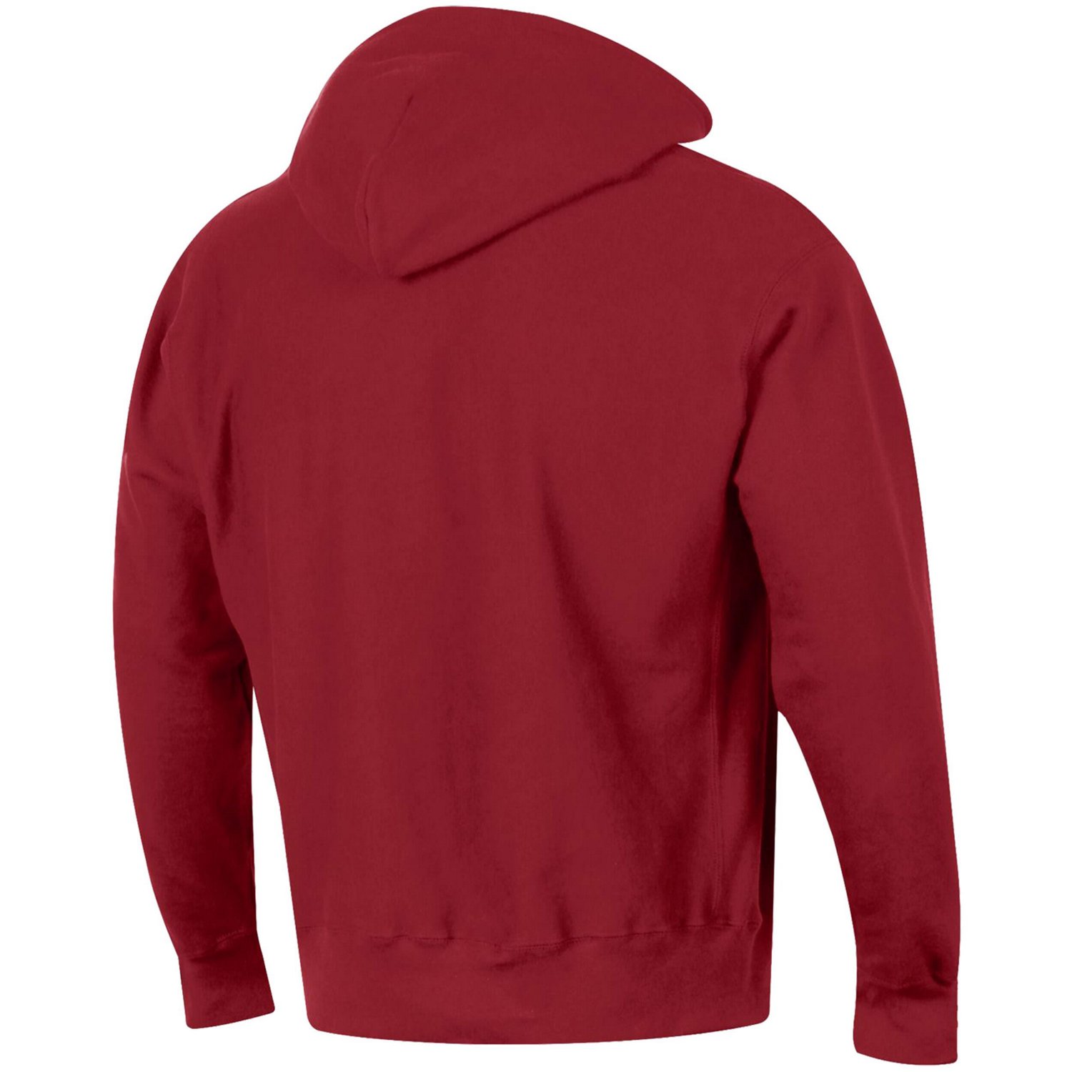 Champion Heathered Gray Alabama Crimson Tide Big  Tall Reverse Weave Fleece Pullover Hoodie Sweatshirt - view number 3