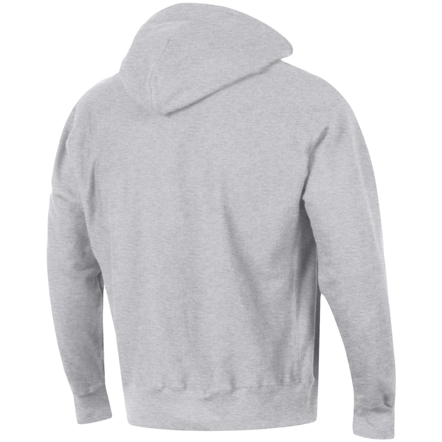 Champion Heathered Gray Illinois Fighting Illini Team Arch Reverse Weave Pullover Hoodie - view number 3