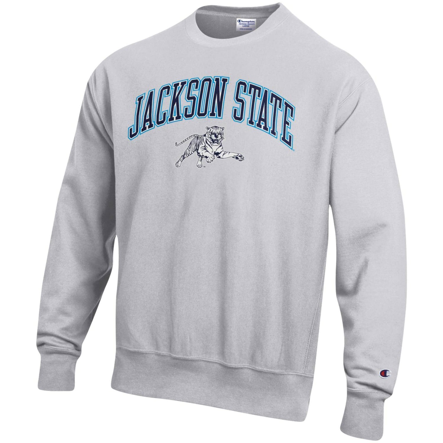 Champion Heathered Gray Jackson State Tigers Arch Over Logo