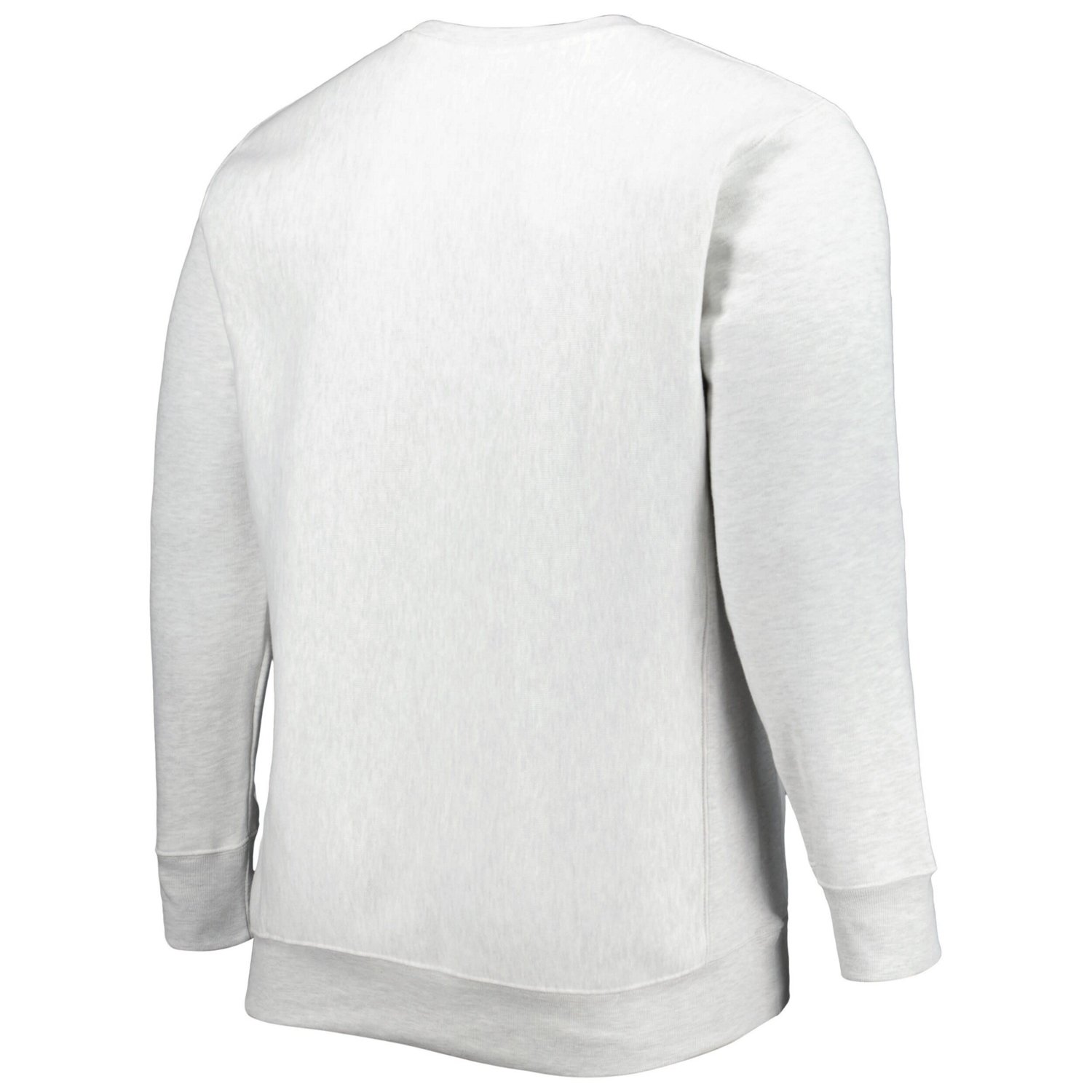 Champion Heathered Gray USC Trojans Big  Tall Reverse Weave Fleece Crewneck Pullover Sweatshirt - view number 3