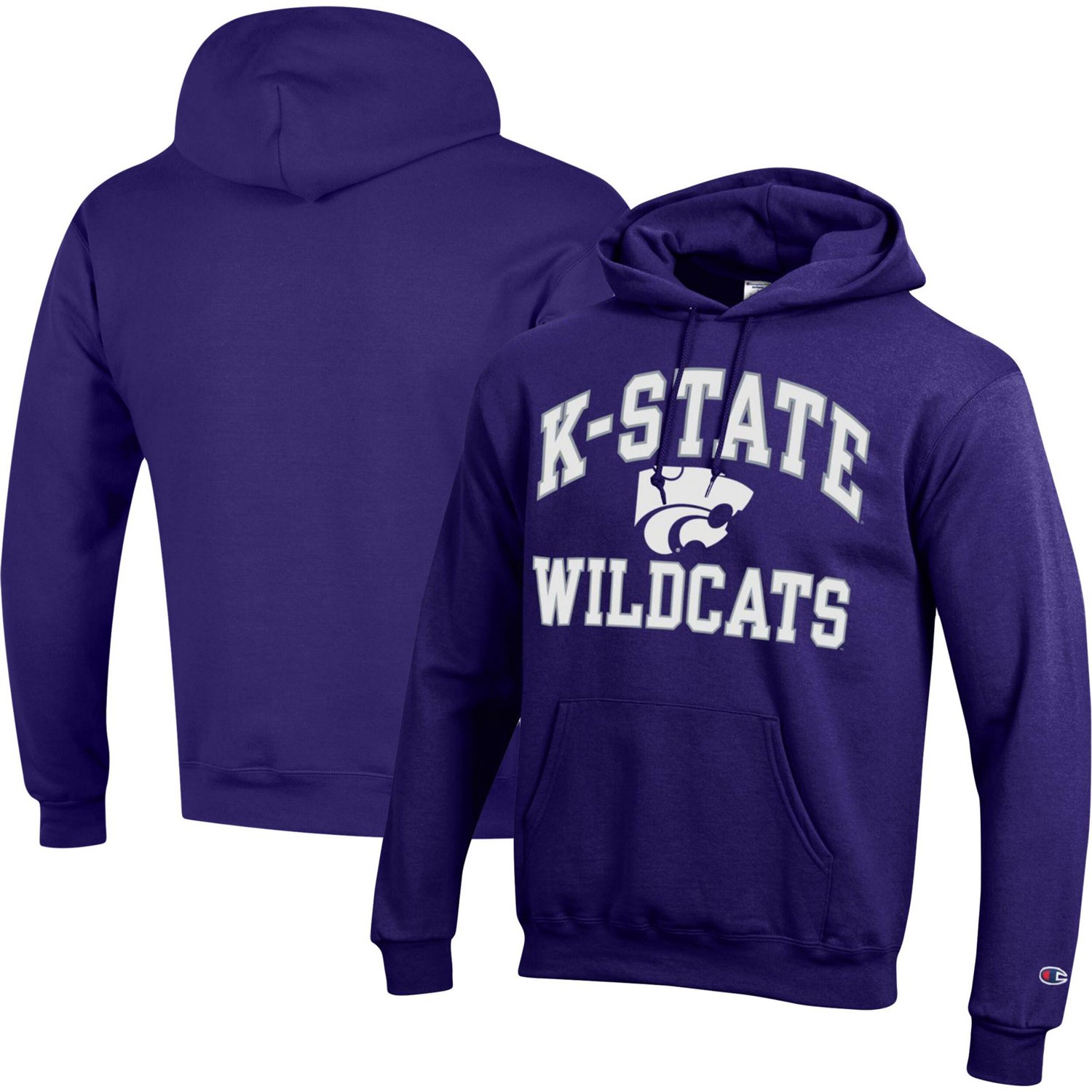 Champion Kansas State Wildcats High Motor Pullover Hoodie - view number 1