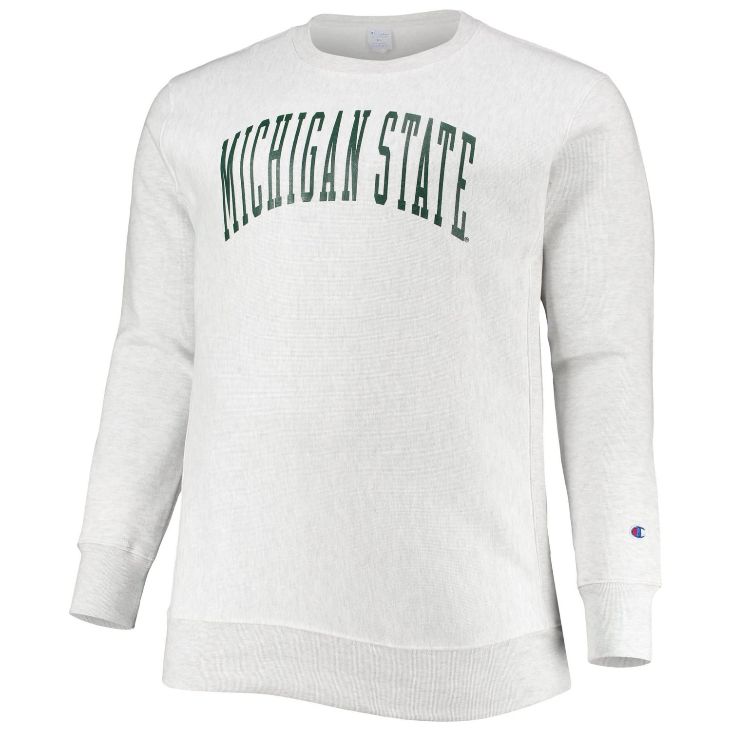 Champion Michigan State Spartans Big  Tall Reverse Weave Fleece Crewneck Pullover Sweatshirt - view number 2