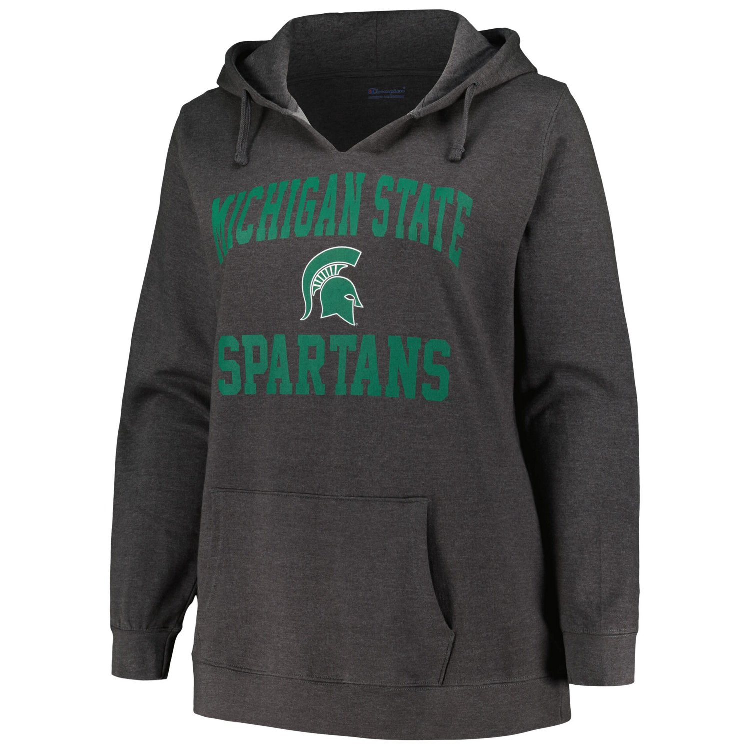 Champion Michigan State Spartans Plus Size Heart  Soul Notch Neck Pullover                                                       - view number 2
