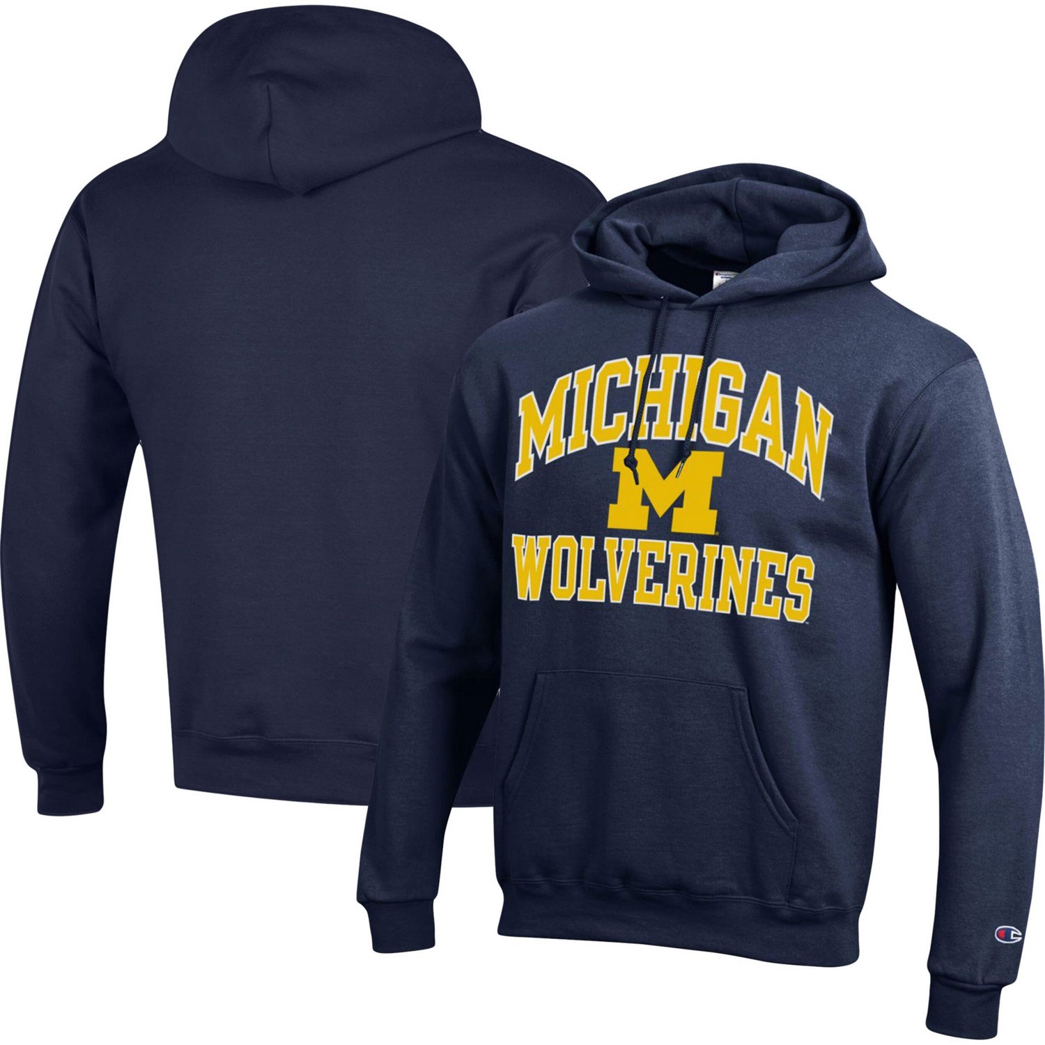 Champion Michigan Wolverines High Motor Pullover Hoodie Academy