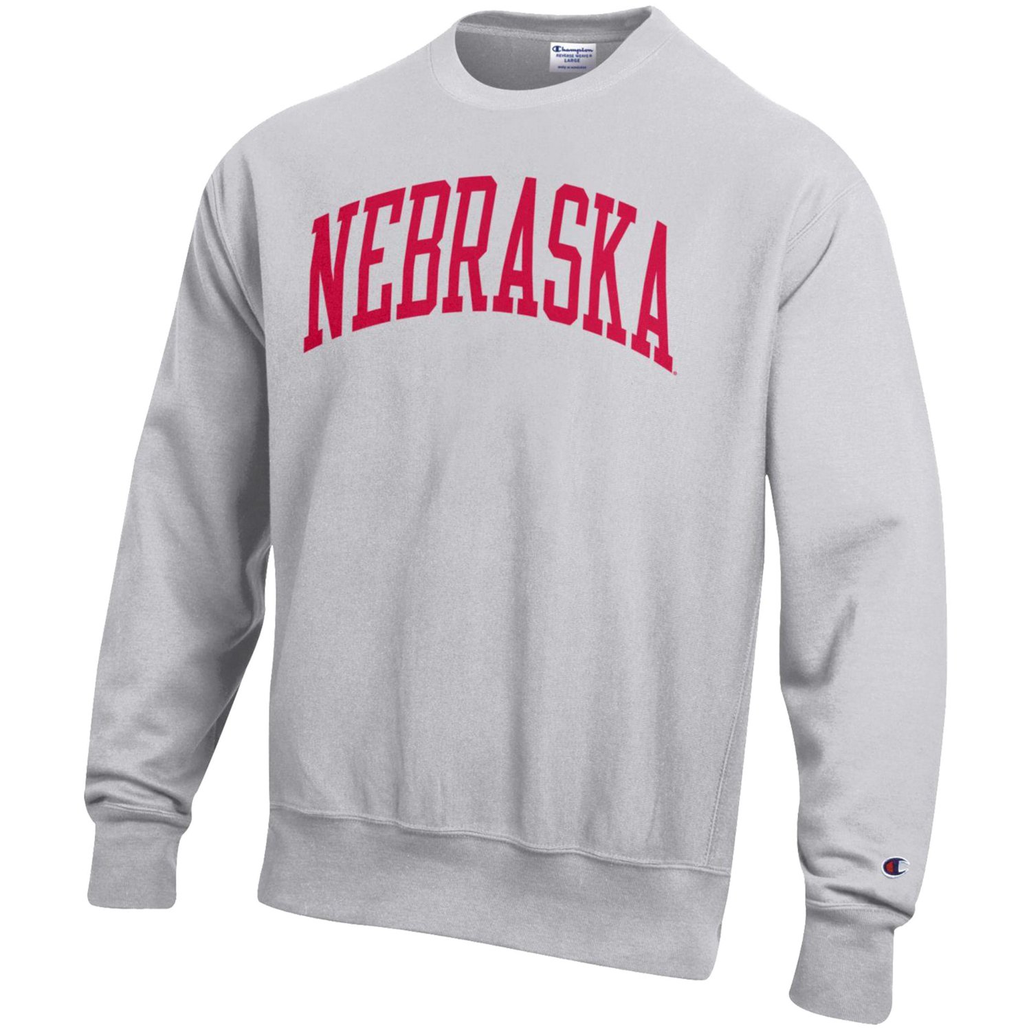 Champion Nebraska Huskers Arch Reverse Weave Pullover Sweatshirt - view number 2