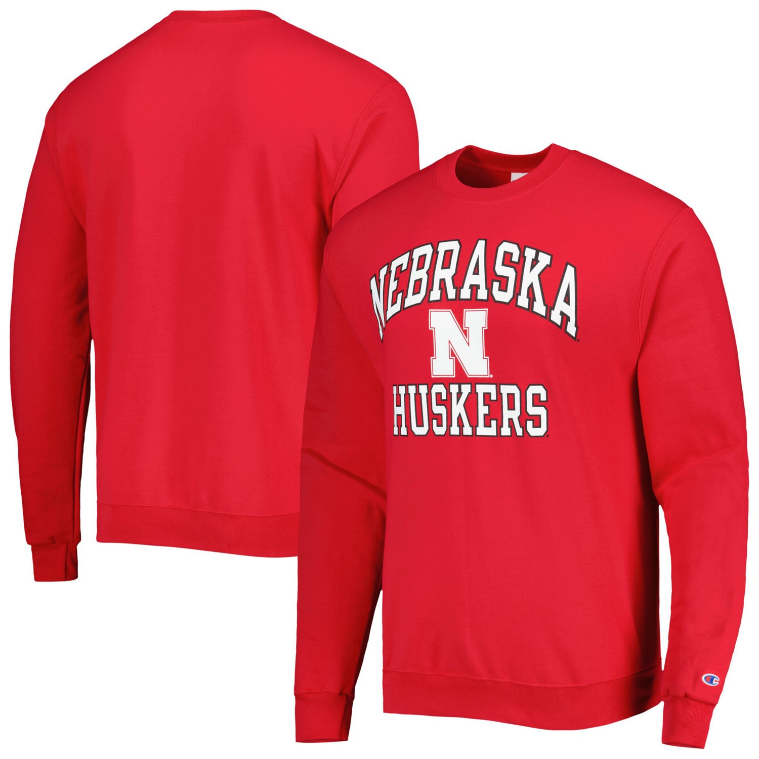 Champion Nebraska Huskers High Motor Pullover Sweatshirt
