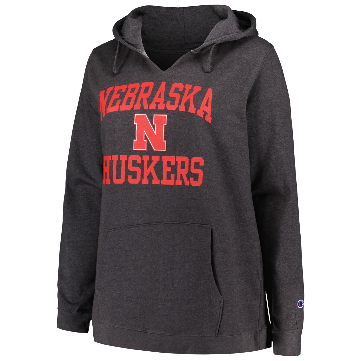 Champion Nebraska Huskers Plus Size Heart  Soul Notch Neck Pullover                                                              - view number 2
