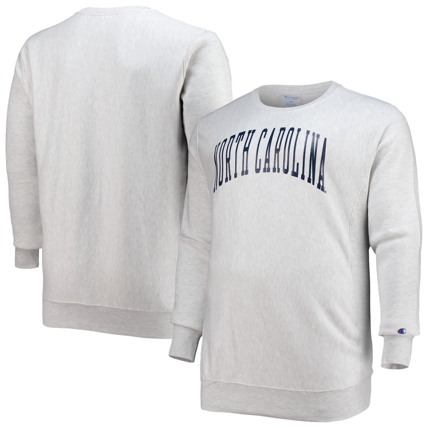 Champion North Carolina Tar Heels Big  Tall Reverse Weave Fleece Crewneck Pullover Sweatshirt - view number 1