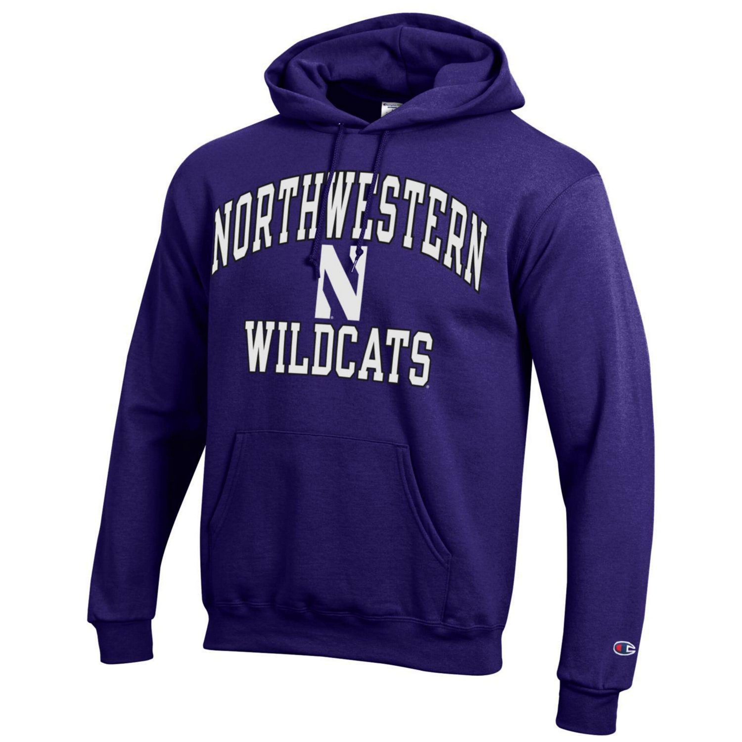Champion Northwestern Wildcats High Motor Pullover Hoodie - view number 2