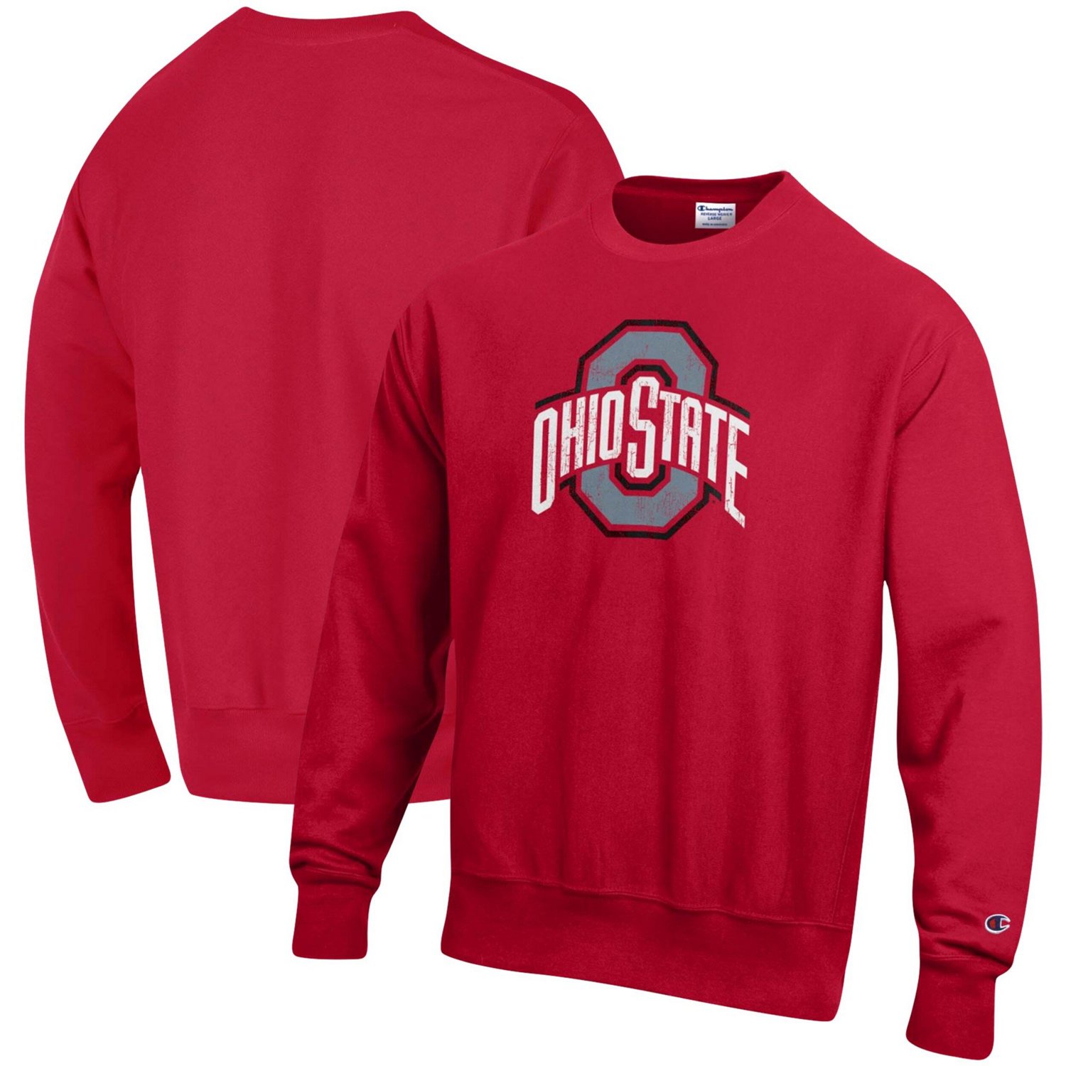 Champion Ohio State Buckeyes Vault Logo Reverse Weave Pullover Sweatshirt - view number 1
