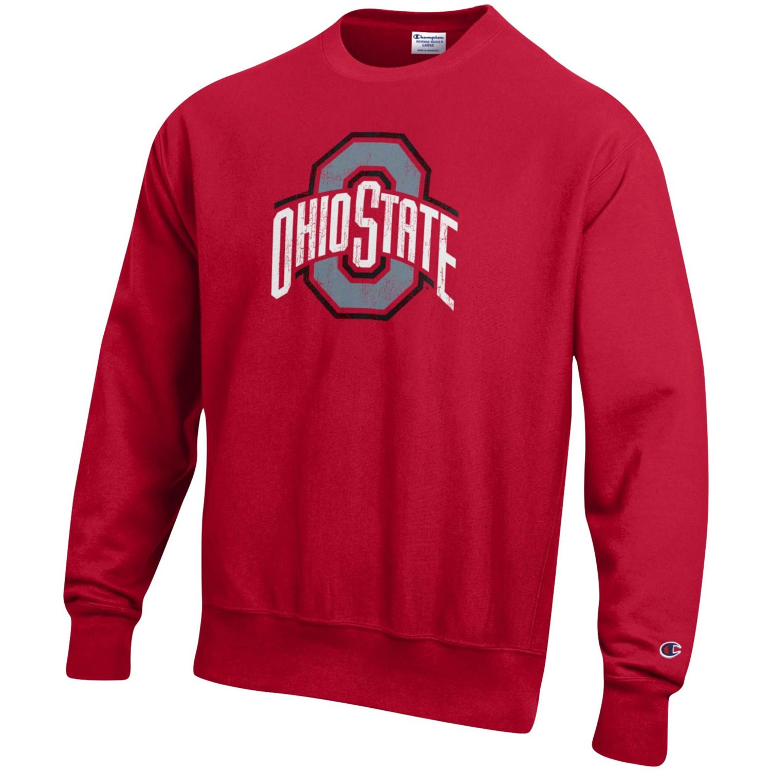 Champion Ohio State Buckeyes Vault Logo Reverse Weave Pullover Sweatshirt - view number 2