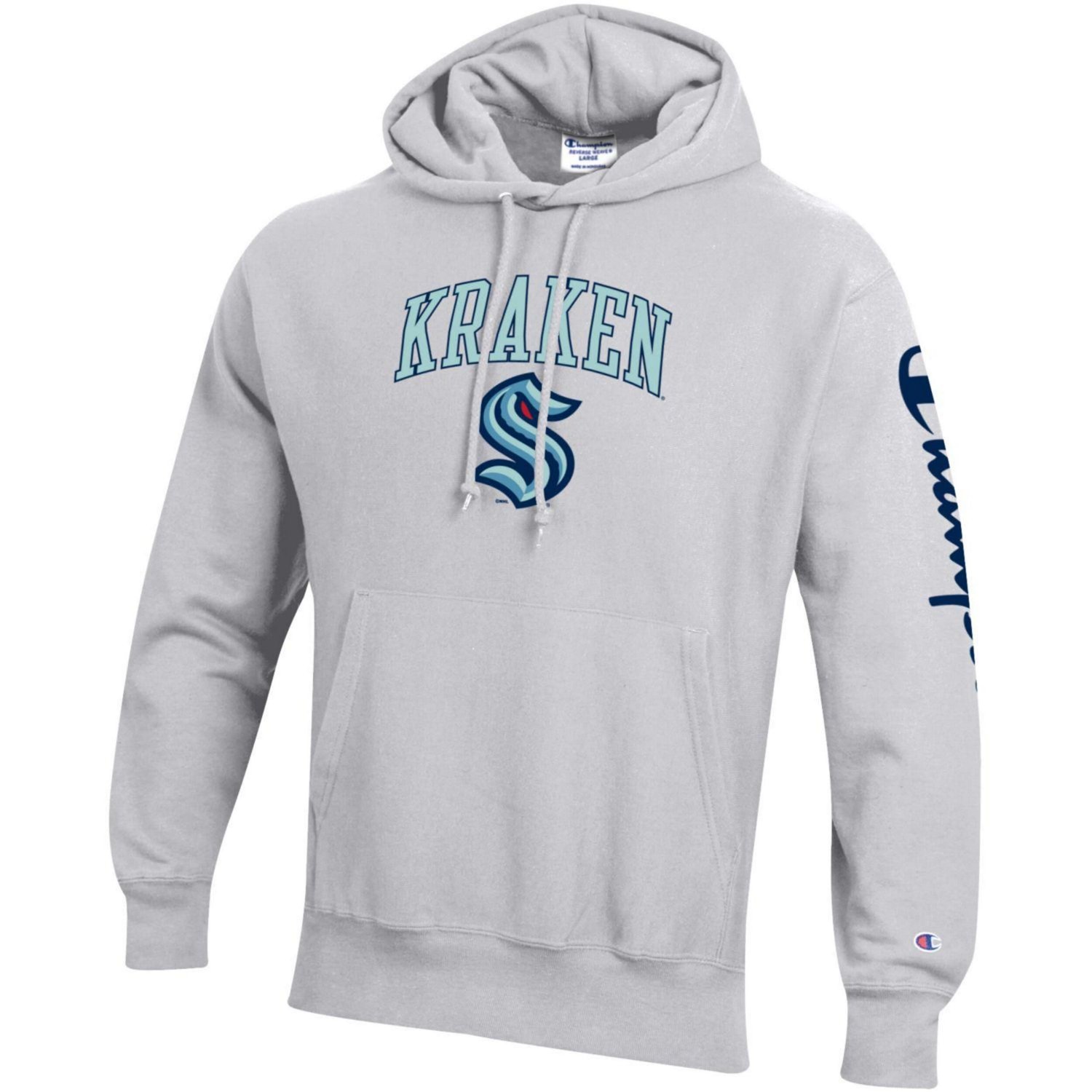 Champion Seattle Kraken Reverse Weave Pullover Hoodie                                                                            - view number 2