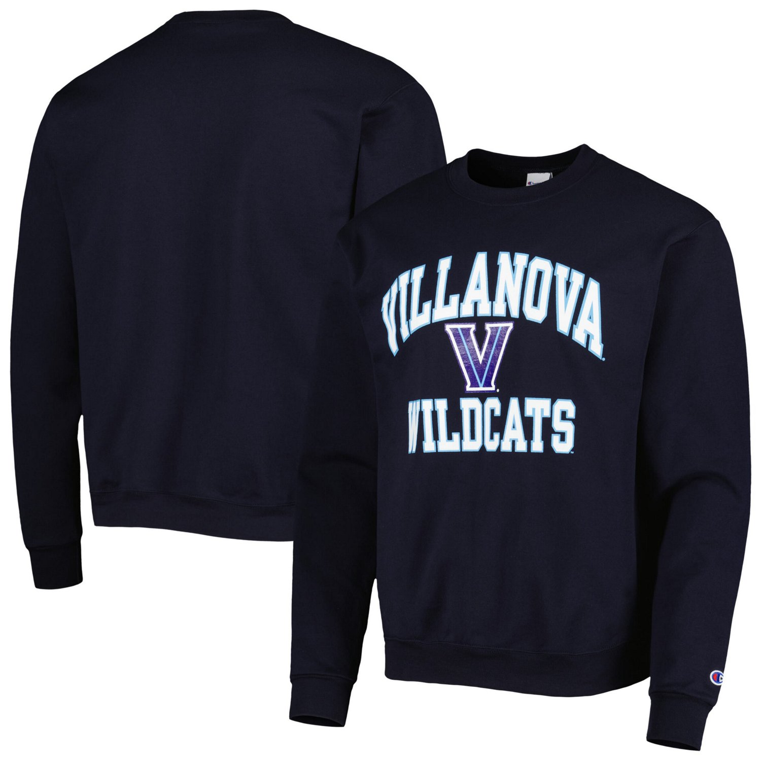 Champion Villanova Wildcats High Motor Pullover Sweatshirt                                                                       - view number 1