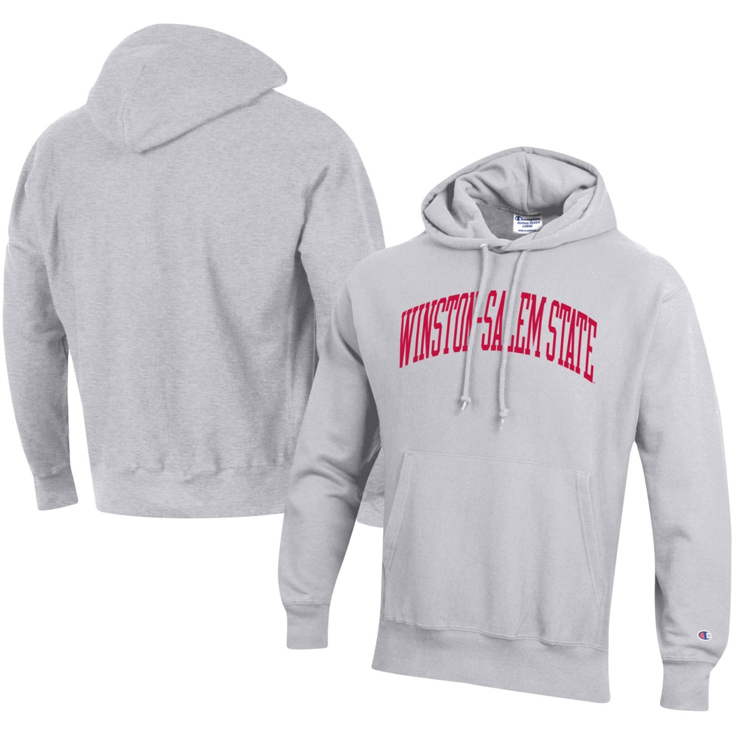 Champion Winston Salem State Rams Tall Arch Pullover Hoodie Academy
