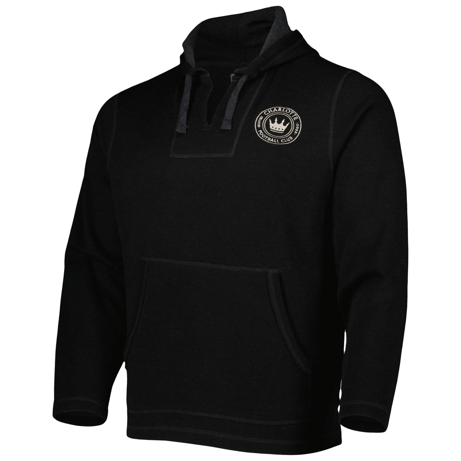 Charlotte FC Baja Fleece V-Neck Pullover Hoodie - view number 2