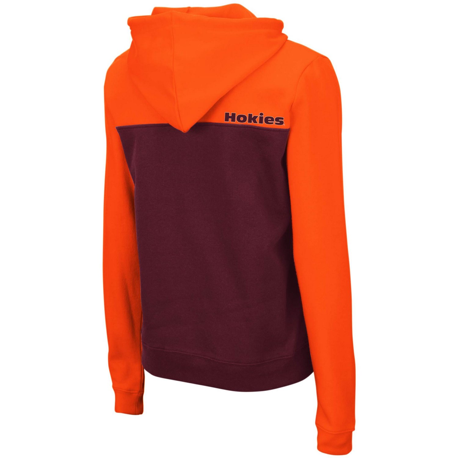 Colosseum /Maroon Virginia Tech Hokies Aidan Lightweight Half-Zip Hoodie                                                         - view number 3