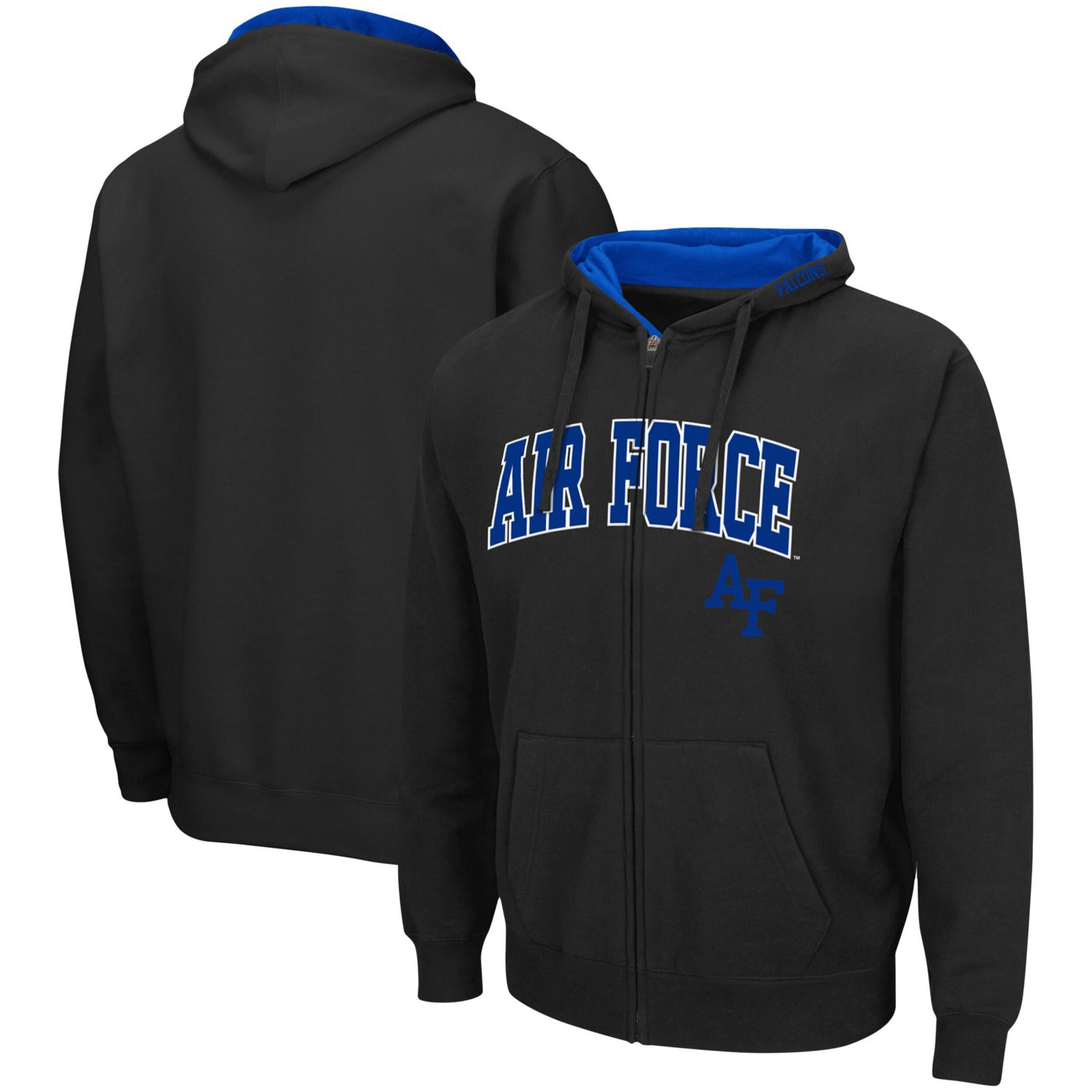 Colosseum Air Force Falcons Arch  Logo 30 Full-Zip Hoodie                                                                        - view number 1